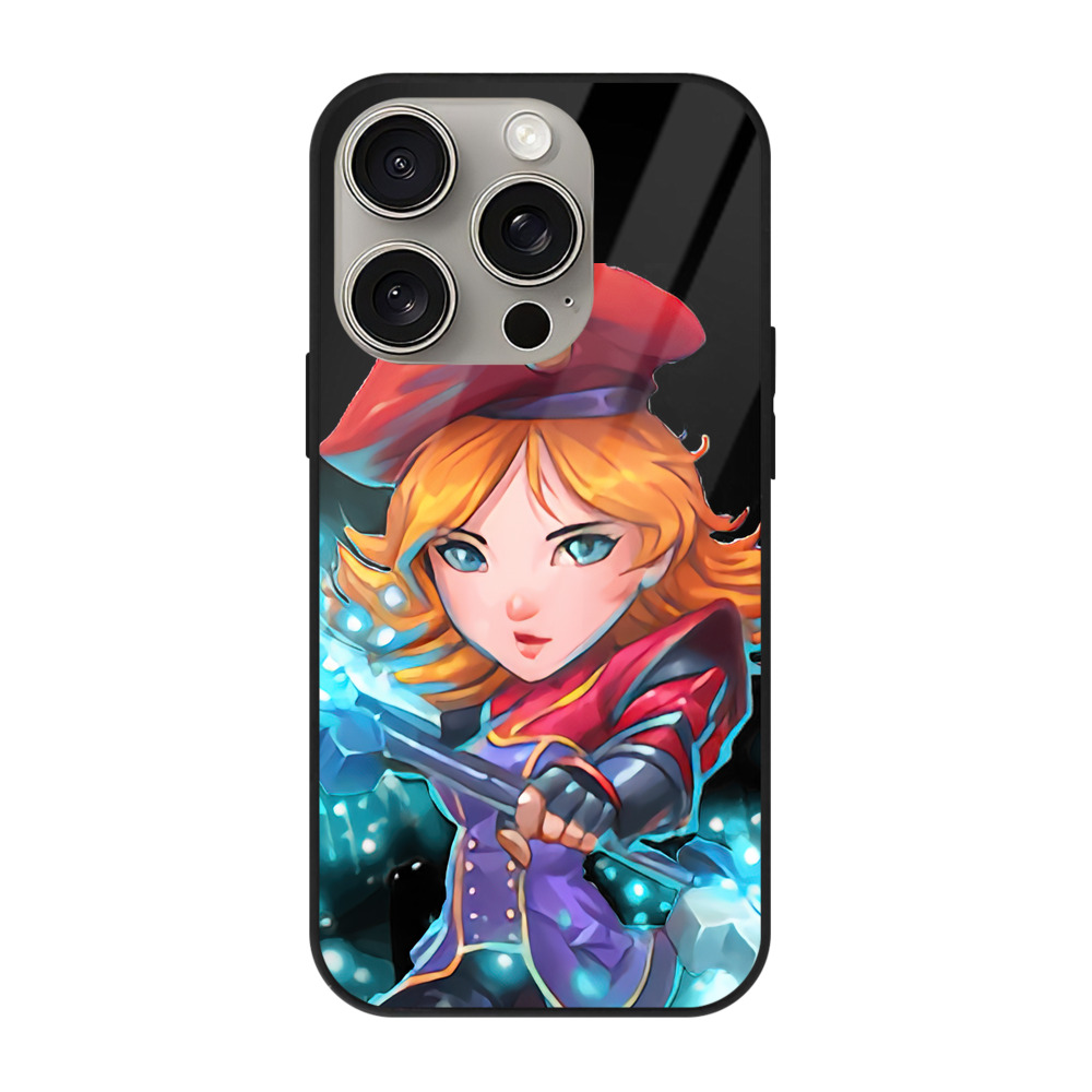 リーグ・オブ・レジェンド League of Legends LOL 【iPhone15Pro対応】スマホケース 耐衝撃＆黄変防止 背面ガラス