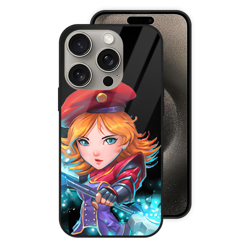 リーグ・オブ・レジェンド League of Legends LOL 【iPhone15Pro対応】スマホケース 耐衝撃＆黄変防止 背面ガラス