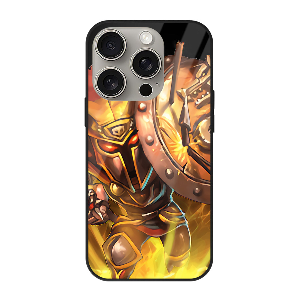 リーグ・オブ・レジェンド League of Legends LOL 【iPhone15Pro対応】スマホケース 耐衝撃＆黄変防止 背面ガラス