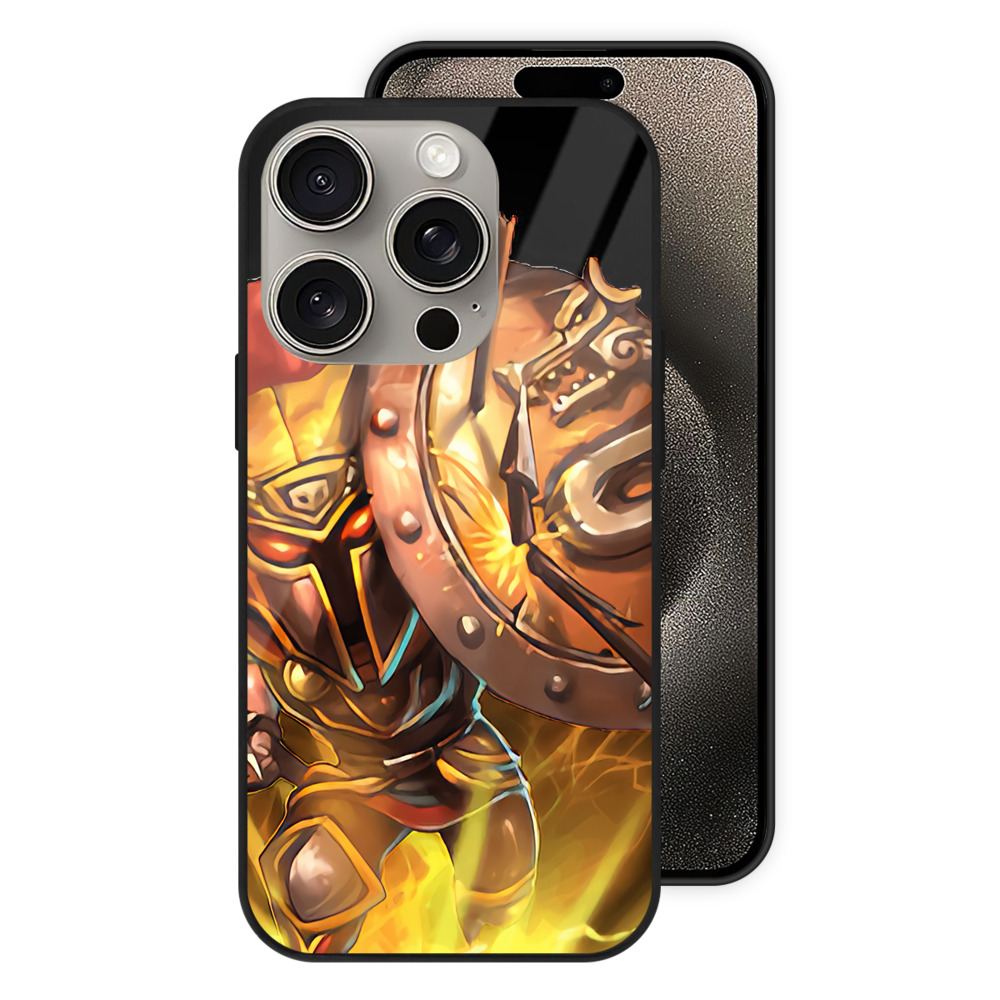 リーグ・オブ・レジェンド League of Legends LOL 【iPhone15Pro対応】スマホケース 耐衝撃＆黄変防止 背面ガラス