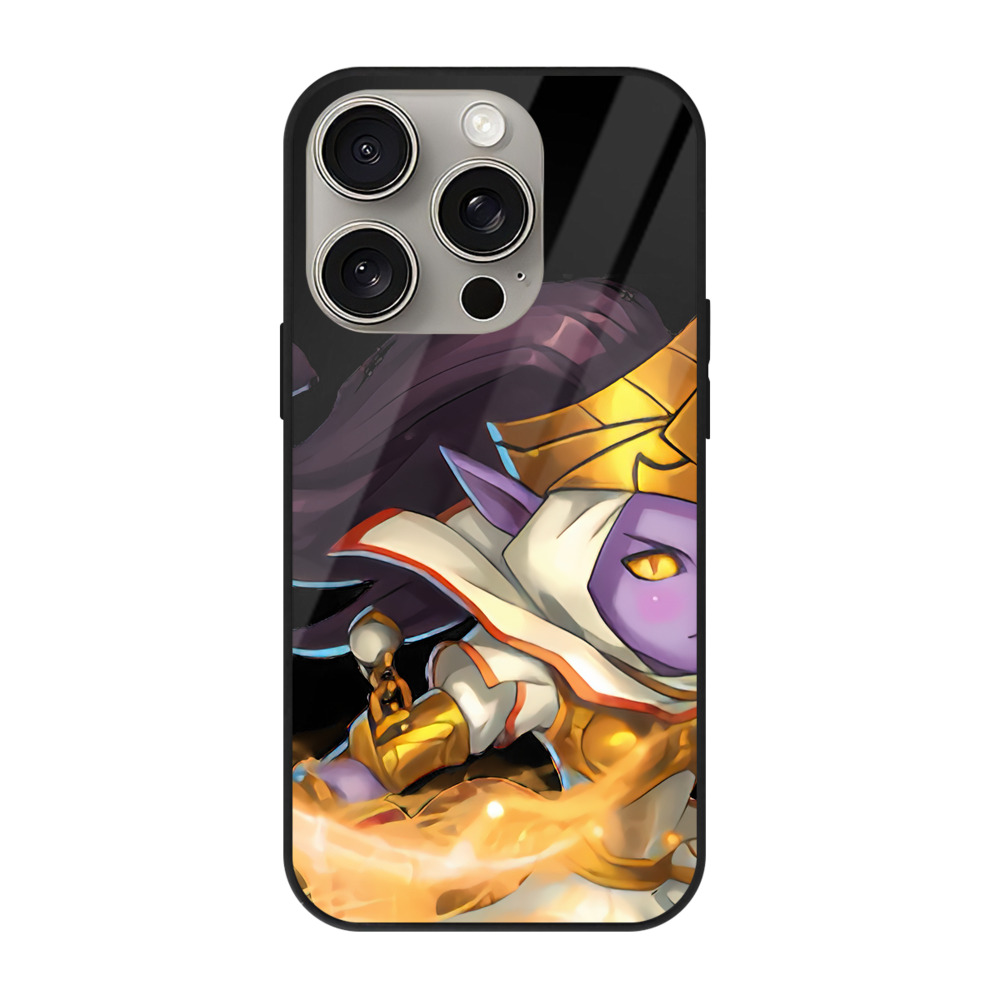 リーグ・オブ・レジェンド League of Legends LOL 【iPhone15Pro対応】スマホケース 耐衝撃＆黄変防止 背面ガラス