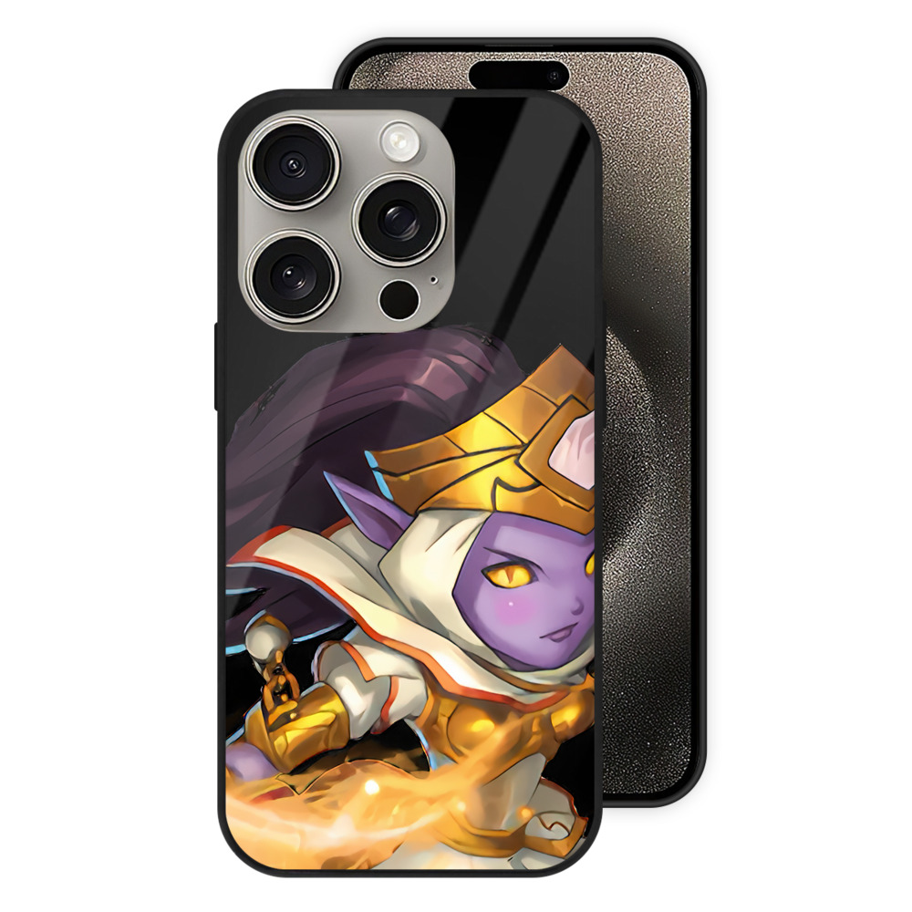 リーグ・オブ・レジェンド League of Legends LOL 【iPhone15Pro対応】スマホケース 耐衝撃＆黄変防止 背面ガラス