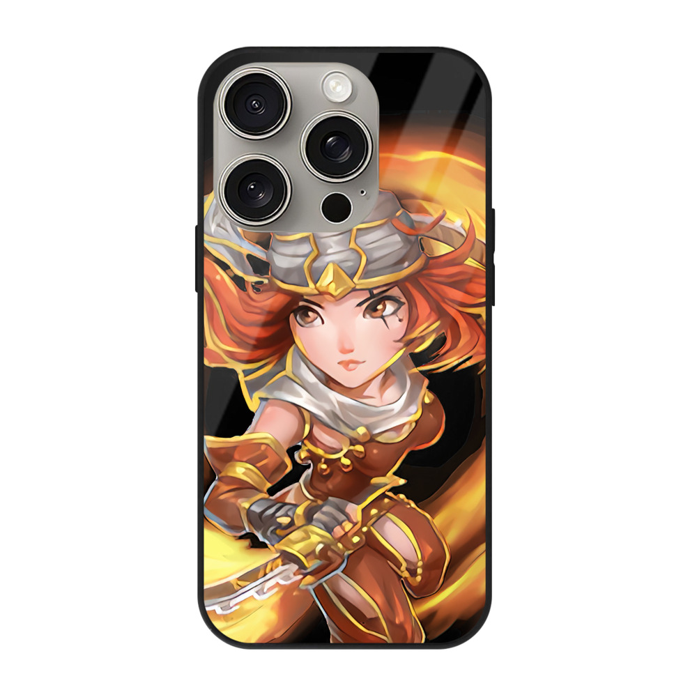リーグ・オブ・レジェンド League of Legends LOL 【iPhone15Pro対応】スマホケース 耐衝撃＆黄変防止 背面ガラス