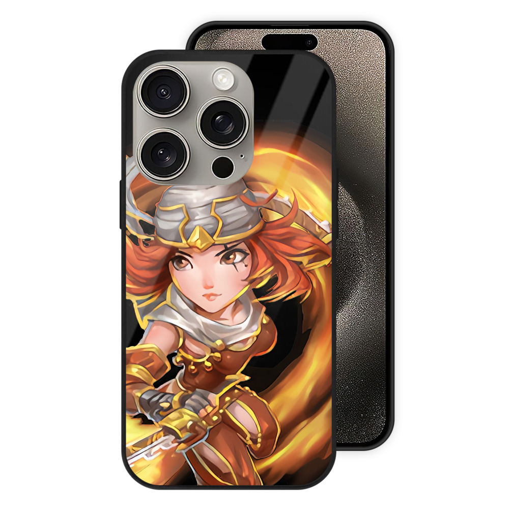 リーグ・オブ・レジェンド League of Legends LOL 【iPhone15Pro対応】スマホケース 耐衝撃＆黄変防止 背面ガラス