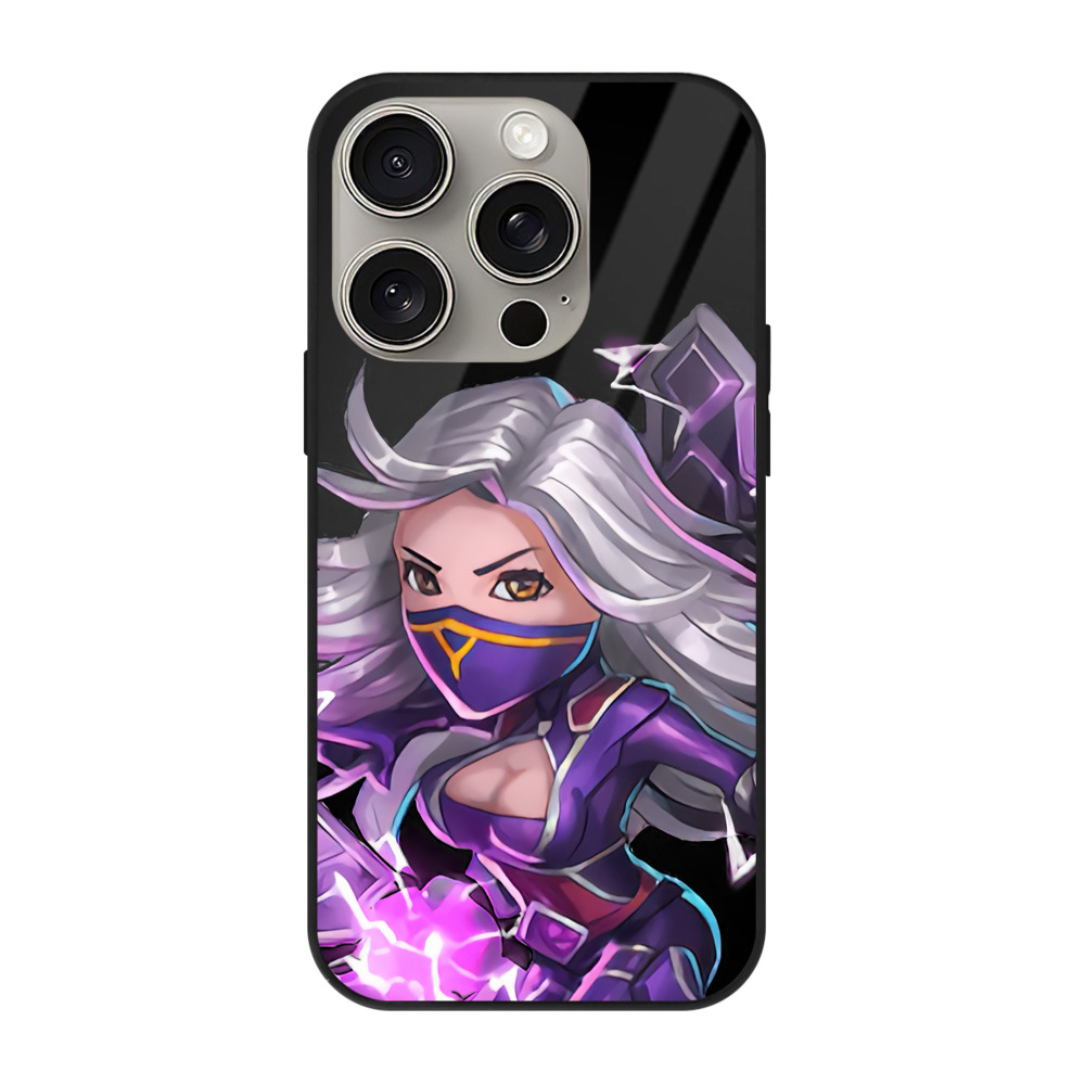 リーグ・オブ・レジェンド League of Legends LOL 【iPhone15Pro対応】スマホケース 耐衝撃＆黄変防止 背面ガラス
