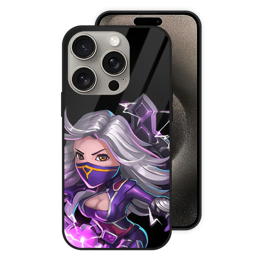 リーグ・オブ・レジェンド League of Legends LOL 【iPhone15Pro対応】スマホケース 耐衝撃＆黄変防止 背面ガラス