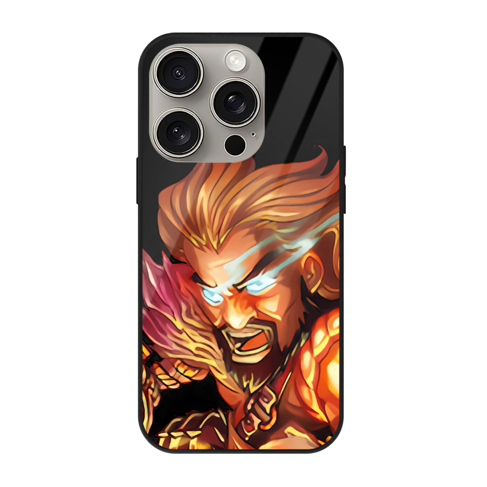 リーグ・オブ・レジェンド League of Legends LOL 【iPhone15Pro対応】スマホケース 耐衝撃＆黄変防止 背面ガラス