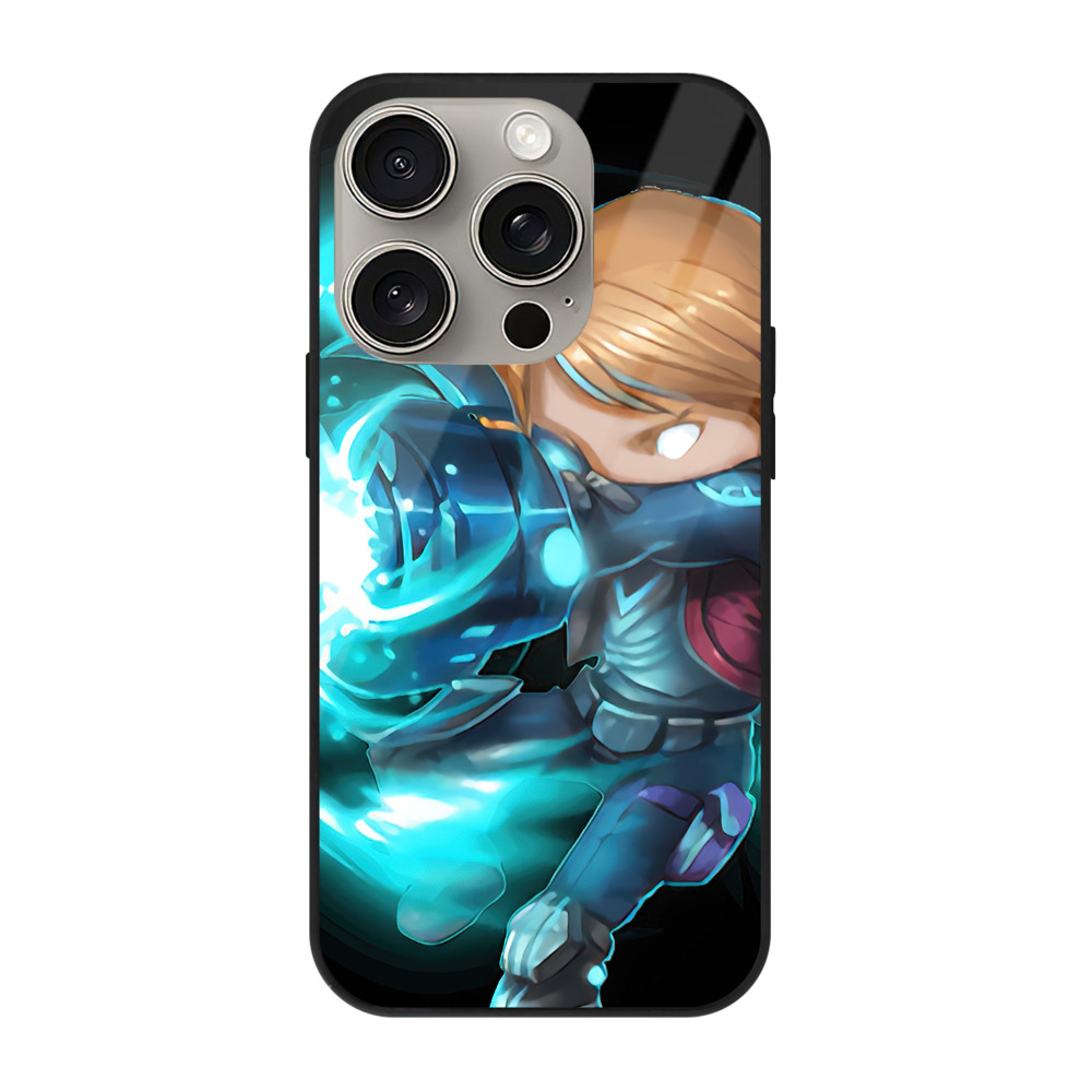 リーグ・オブ・レジェンド League of Legends LOL 【iPhone15Pro対応】スマホケース 耐衝撃＆黄変防止 背面ガラス