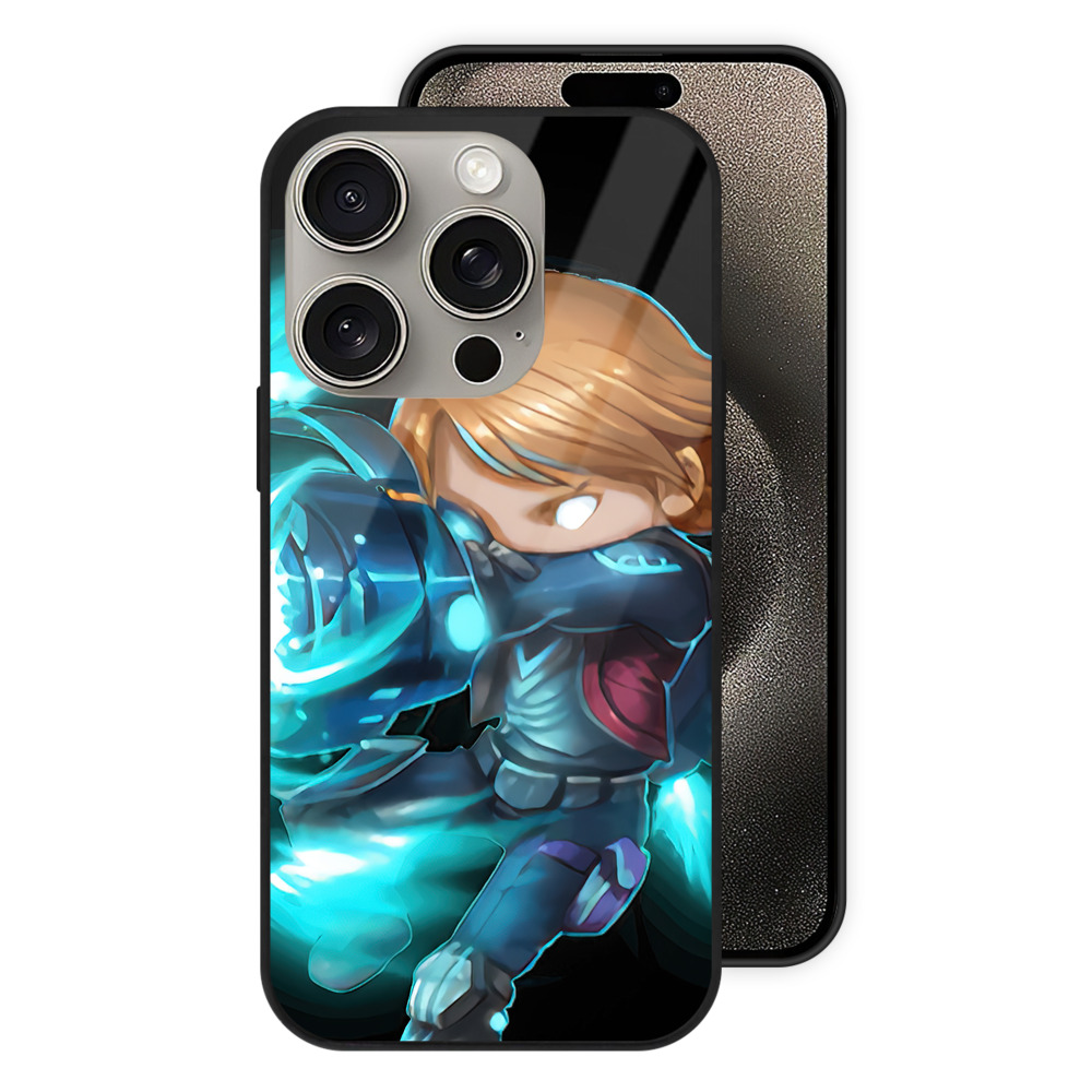 リーグ・オブ・レジェンド League of Legends LOL 【iPhone15Pro対応】スマホケース 耐衝撃＆黄変防止 背面ガラス