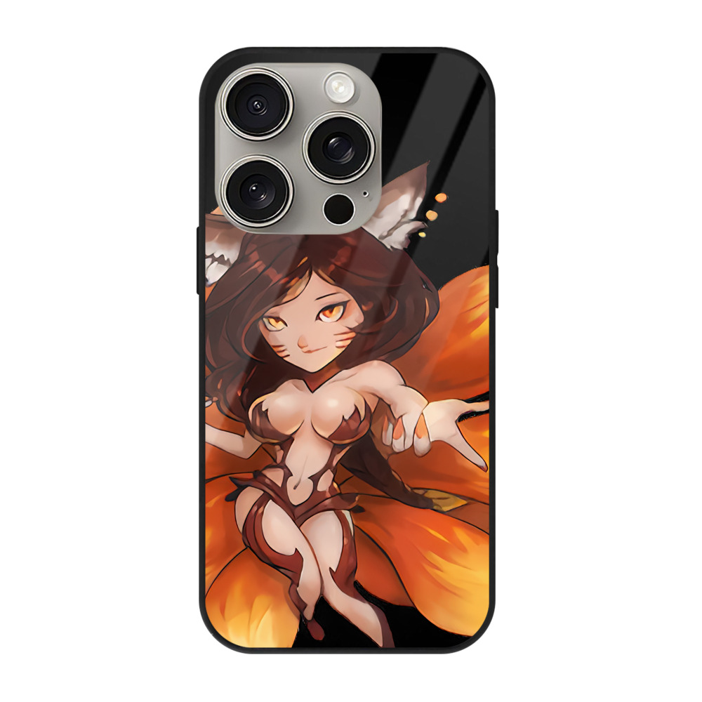 リーグ・オブ・レジェンド League of Legends LOL 【iPhone15Pro対応】スマホケース 耐衝撃＆黄変防止 背面ガラス