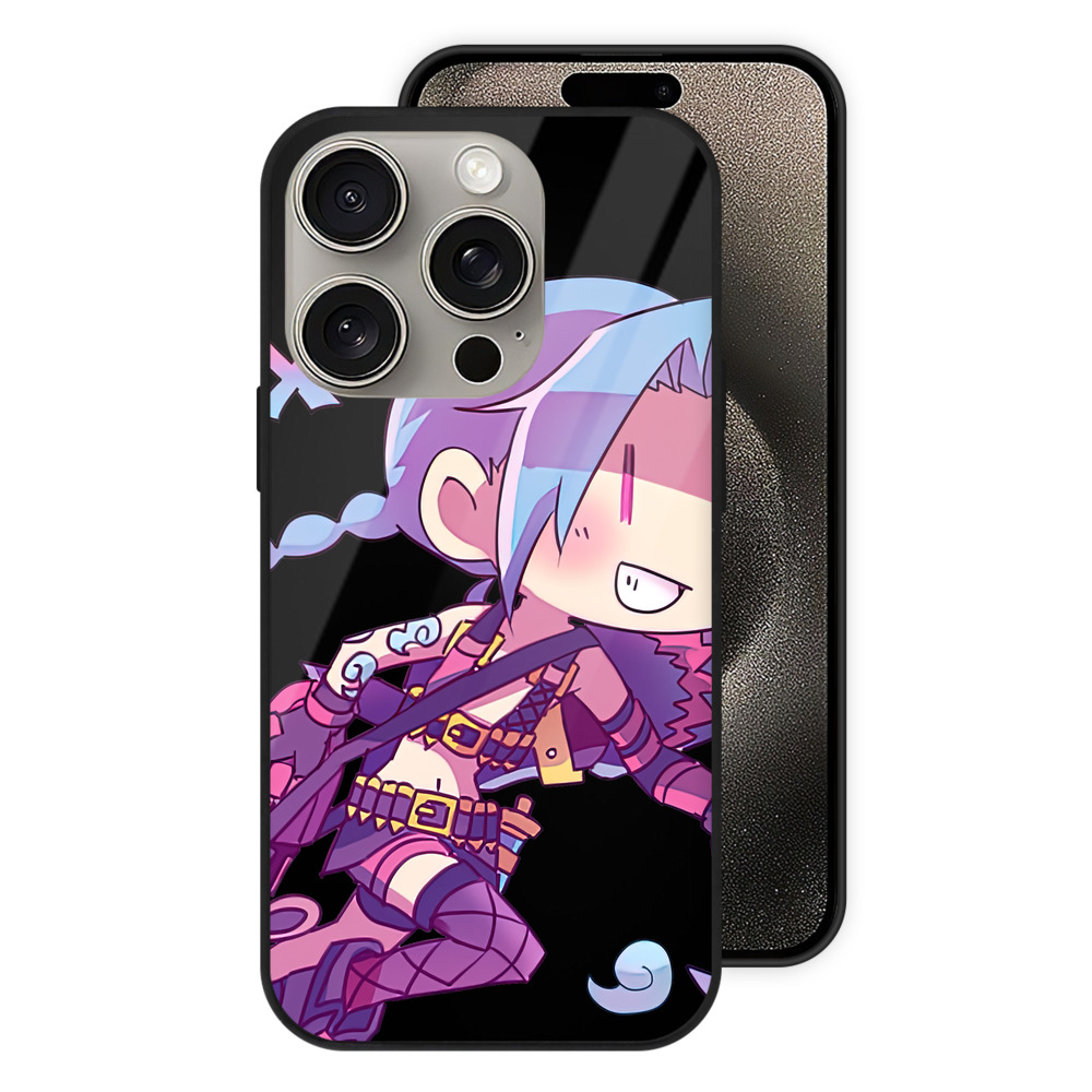 （画像用） リーグ・オブ・レジェンド League of Legends LOL 【iPhone15Pro対応】スマホケース 耐衝撃＆黄変防止 背面ガラス