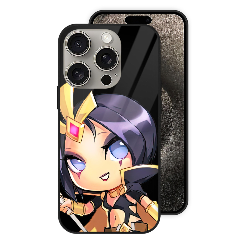 リーグ・オブ・レジェンド League of Legends LOL 【iPhone15Pro対応】スマホケース 耐衝撃＆黄変防止 背面ガラス