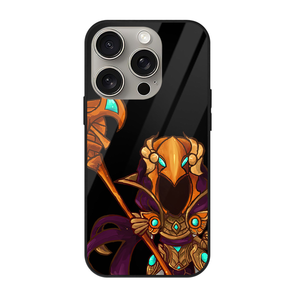リーグ・オブ・レジェンド League of Legends LOL 【iPhone15Pro対応】スマホケース 耐衝撃＆黄変防止 背面ガラス