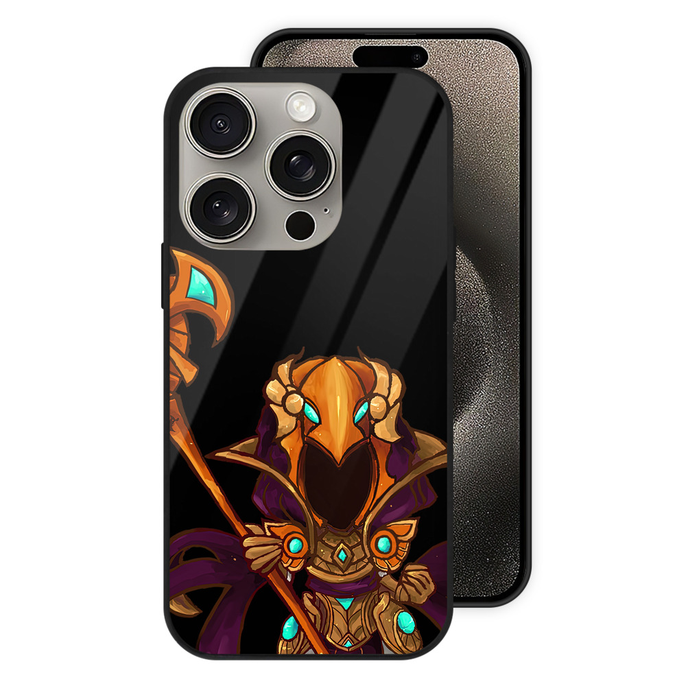 リーグ・オブ・レジェンド League of Legends LOL 【iPhone15Pro対応】スマホケース 耐衝撃＆黄変防止 背面ガラス