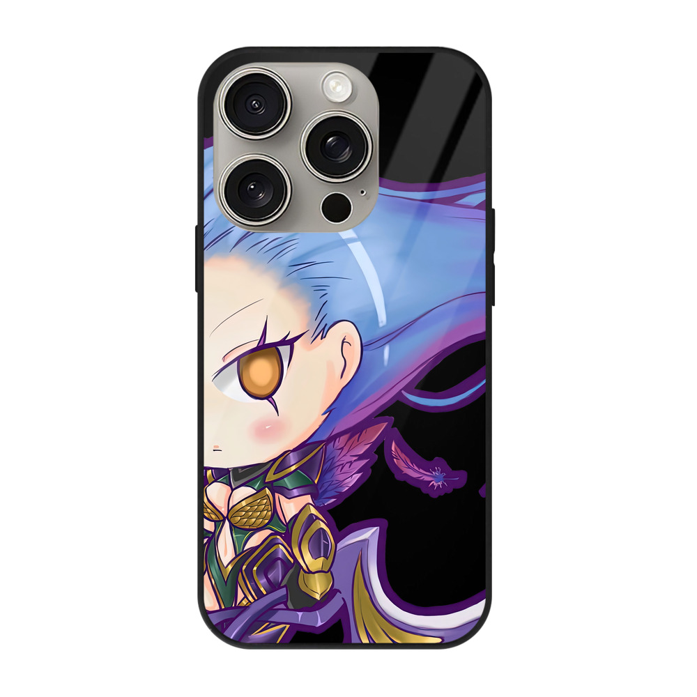 （画像用） リーグ・オブ・レジェンド League of Legends LOL 【iPhone15Pro対応】スマホケース 耐衝撃＆黄変防止 背面ガラス