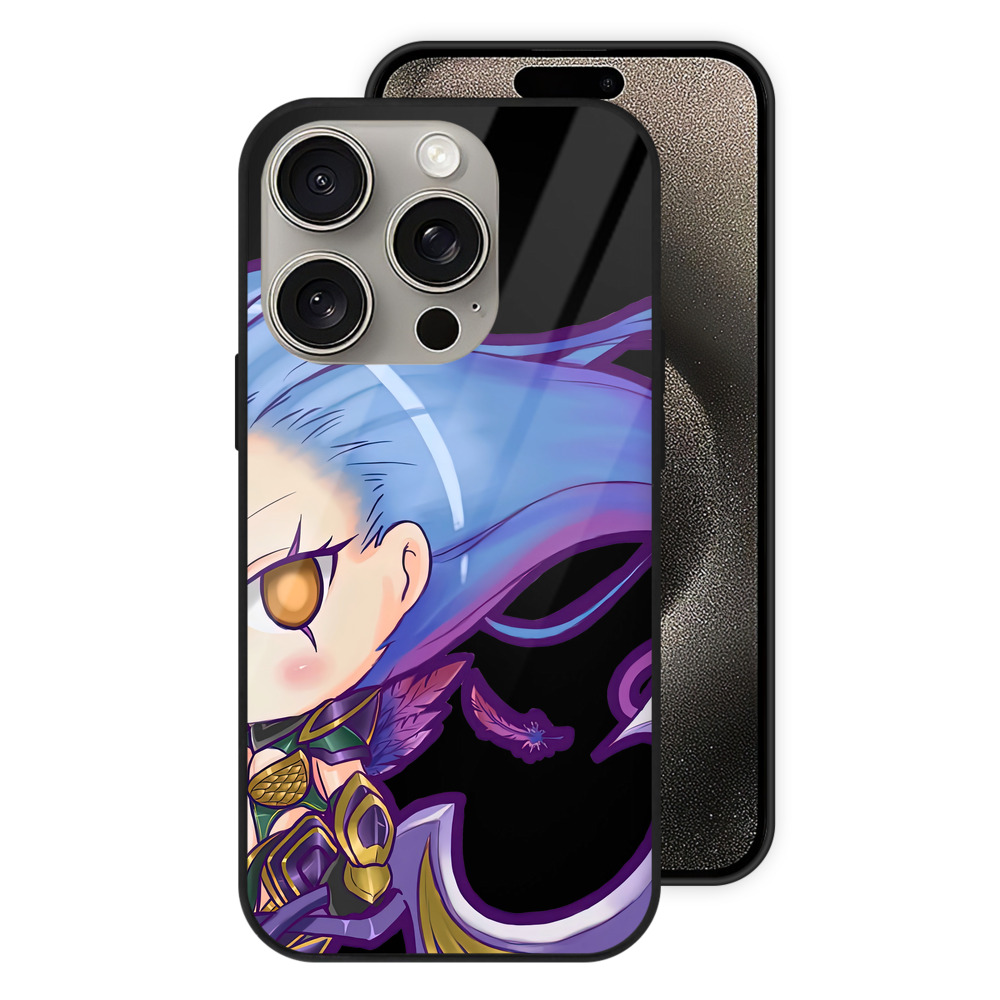 （画像用） リーグ・オブ・レジェンド League of Legends LOL 【iPhone15Pro対応】スマホケース 耐衝撃＆黄変防止 背面ガラス