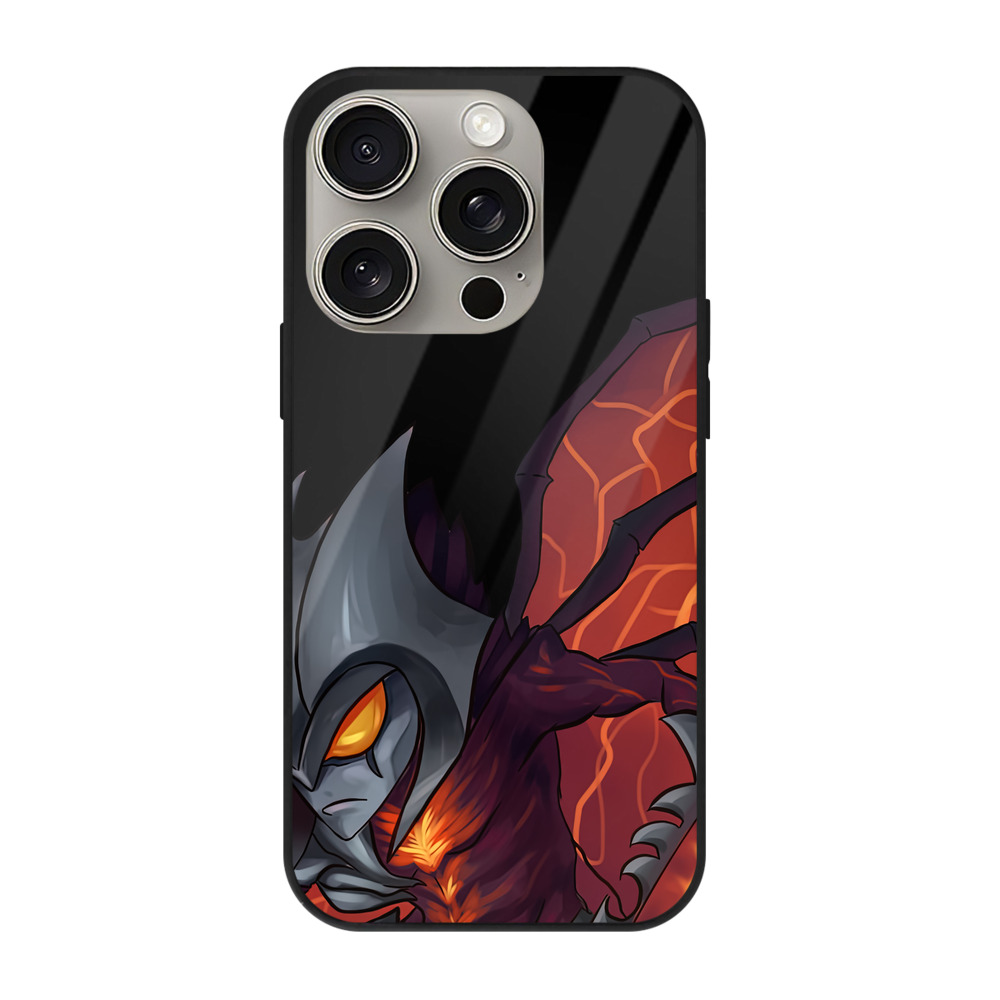 リーグ・オブ・レジェンド League of Legends LOL 【iPhone15Pro対応】スマホケース 耐衝撃＆黄変防止 背面ガラス