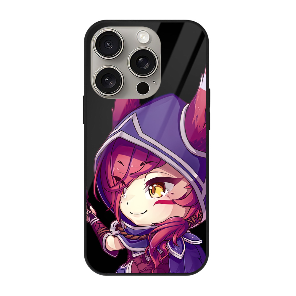リーグ・オブ・レジェンド League of Legends LOL 【iPhone15Pro対応】スマホケース 耐衝撃＆黄変防止 背面ガラス