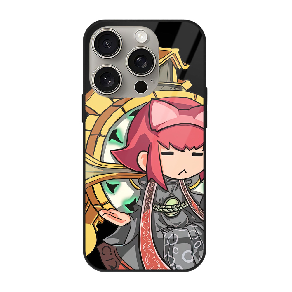 リーグ・オブ・レジェンド League of Legends LOL 【iPhone15Pro対応】スマホケース 耐衝撃＆黄変防止 背面ガラス