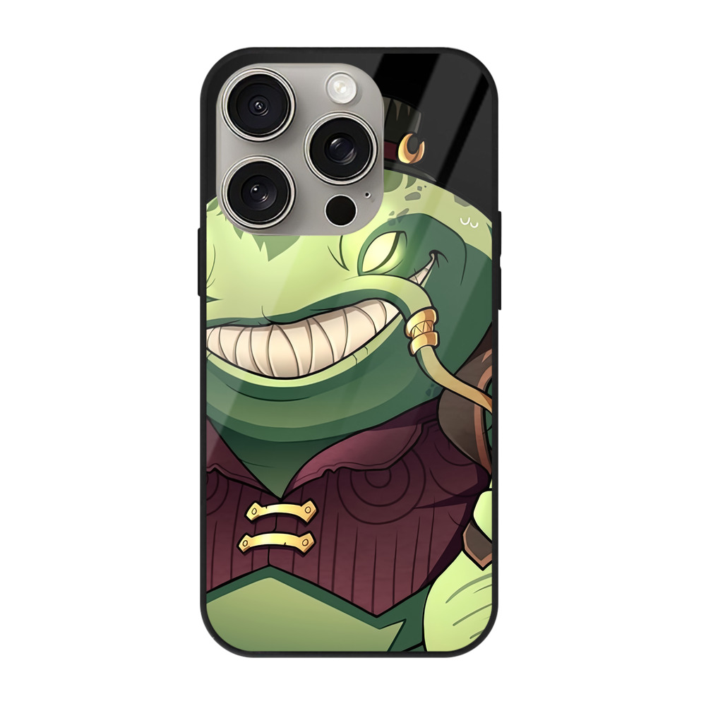 リーグ・オブ・レジェンド League of Legends LOL 【iPhone15Pro対応】スマホケース 耐衝撃＆黄変防止 背面ガラス