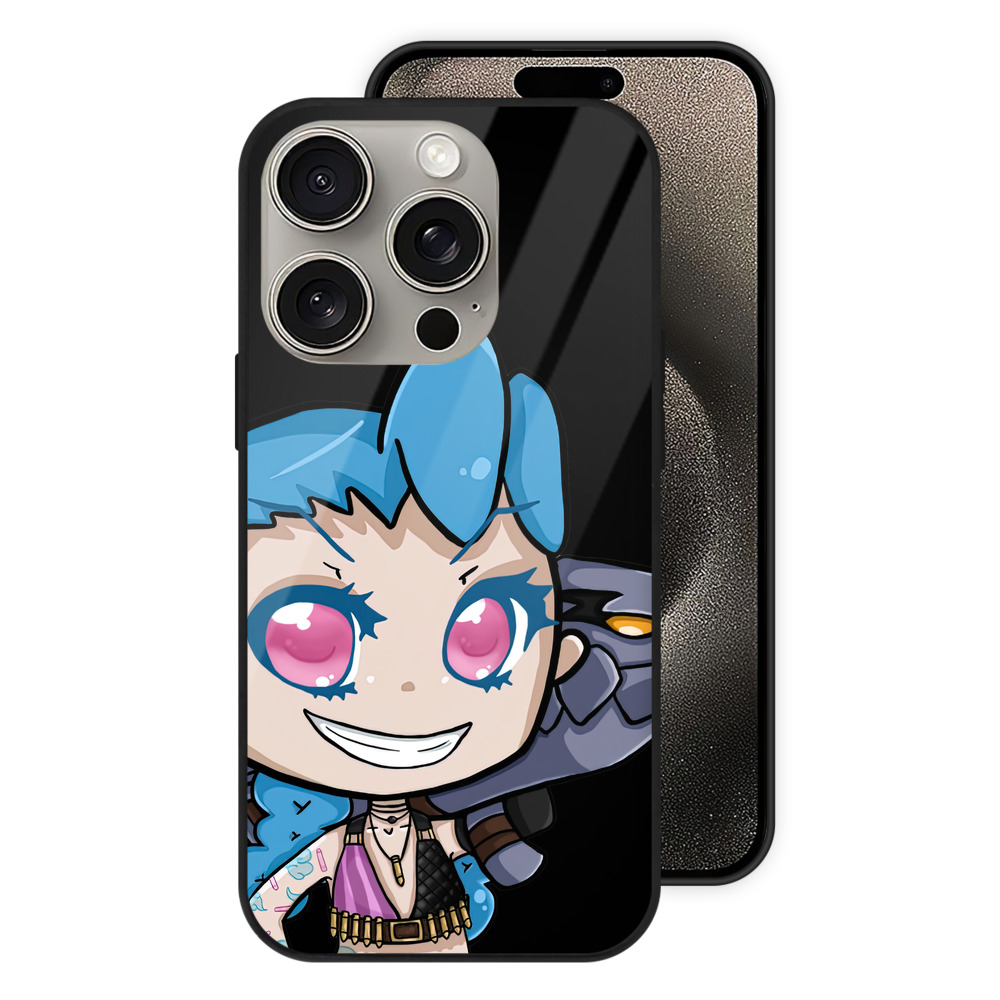 リーグ・オブ・レジェンド League of Legends LOL 【iPhone15Pro対応】スマホケース 耐衝撃＆黄変防止 背面ガラス