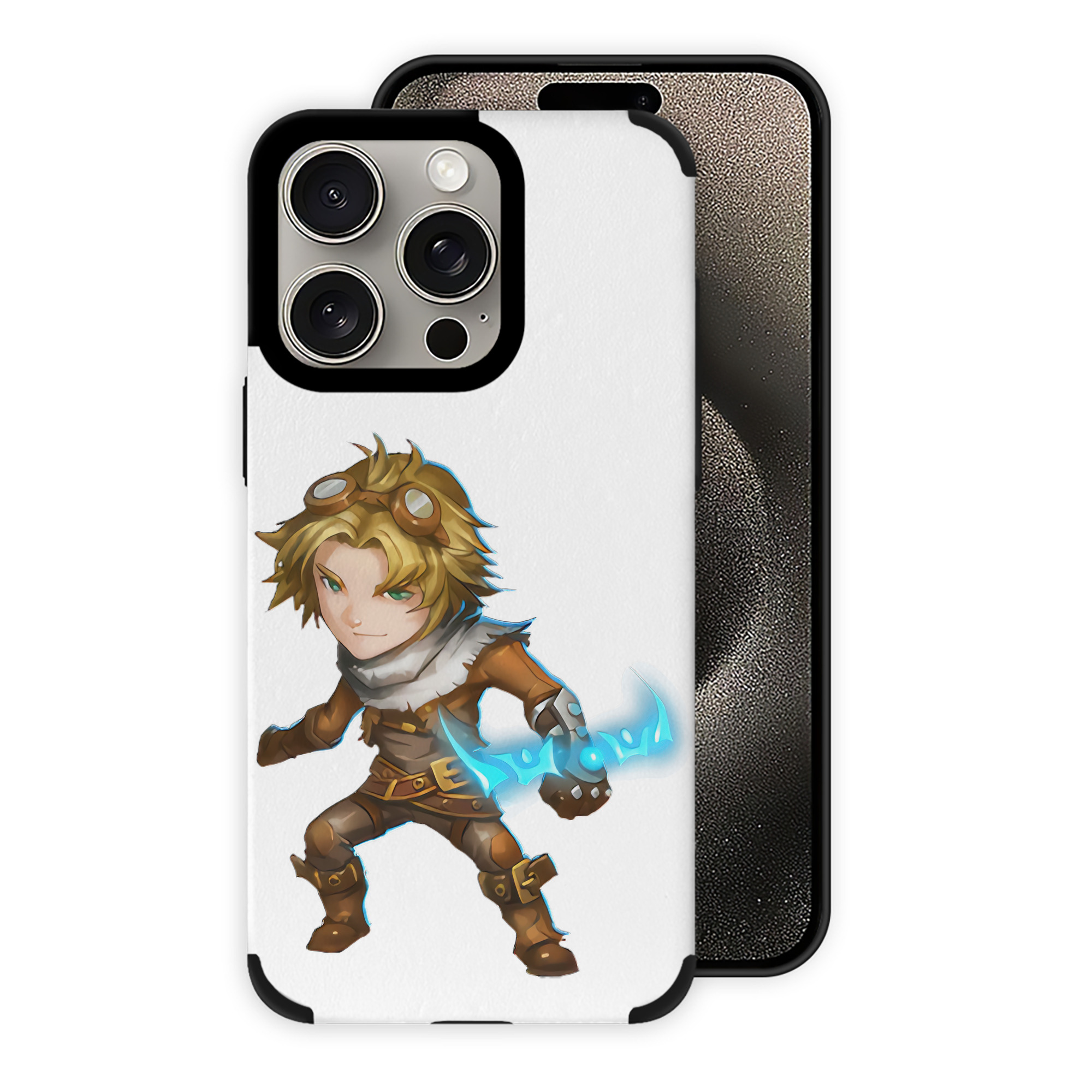 （画像用） リーグ・オブ・レジェンド League of Legends LOL 【iPhone15ProMax対応】 PUレザー スマホケース 耐衝撃＆黄変防止