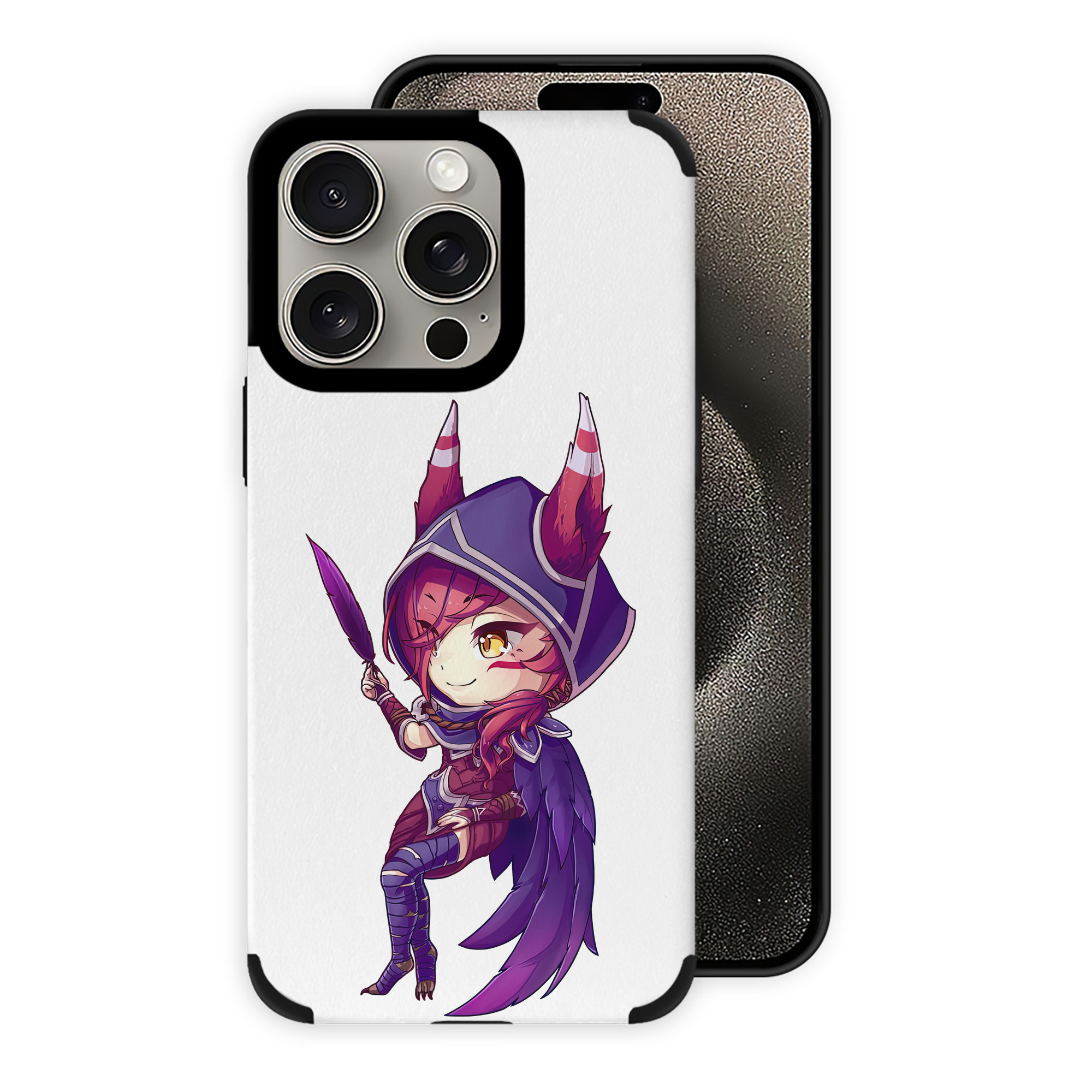 （画像用） リーグ・オブ・レジェンド League of Legends LOL 【iPhone15ProMax対応】 PUレザー スマホケース 耐衝撃＆黄変防止