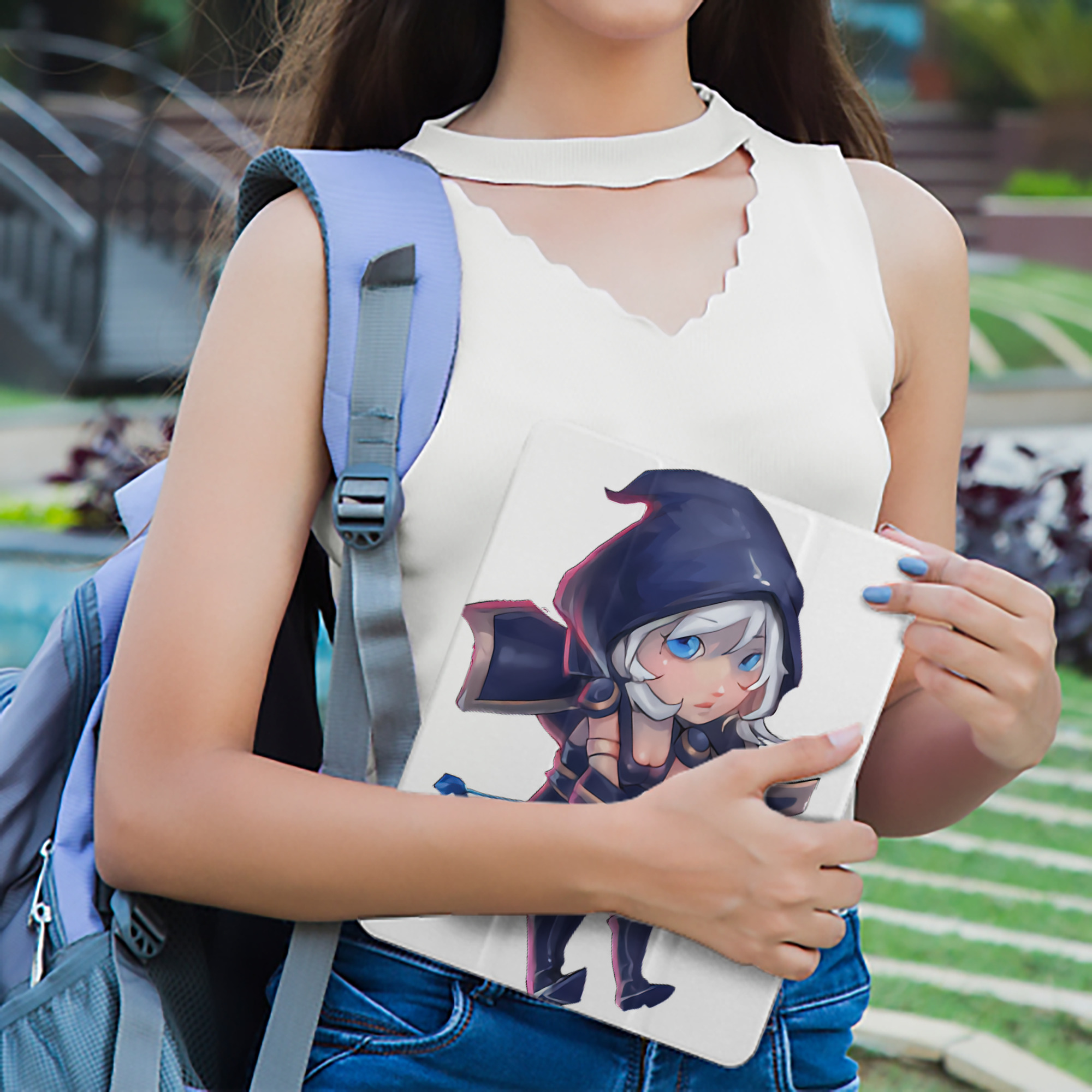 リーグ・オブ・レジェンド League of Legends LOL IPad ケース ペン収納付き 三つ折りスタンド PUレザー×シリコン 対応機種9.5/10.5/10.9インチ