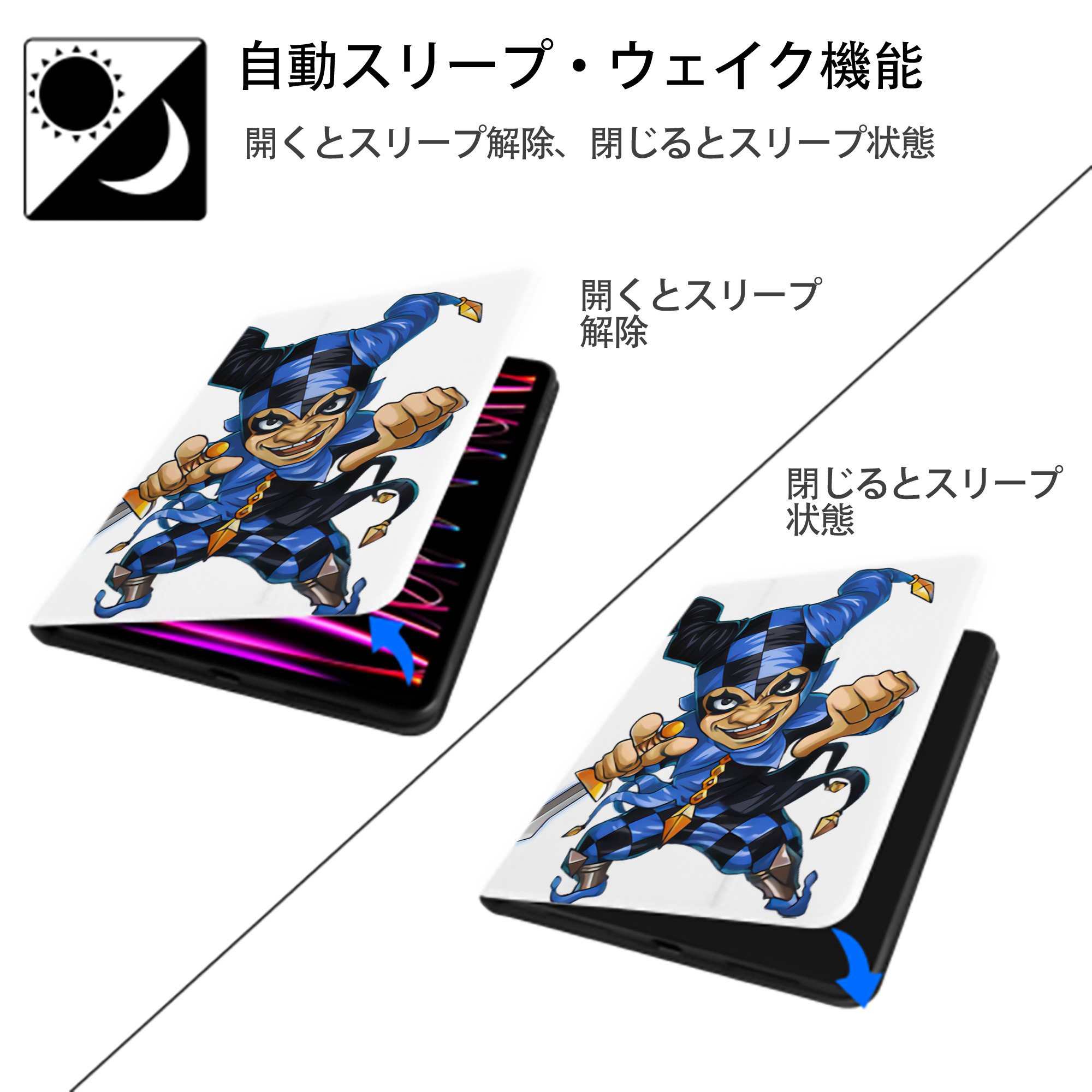 リーグ・オブ・レジェンド League of Legends LOL IPad ケース ペン収納付き 三つ折りスタンド PUレザー×シリコン 対応機種9.5/10.5/10.9インチ