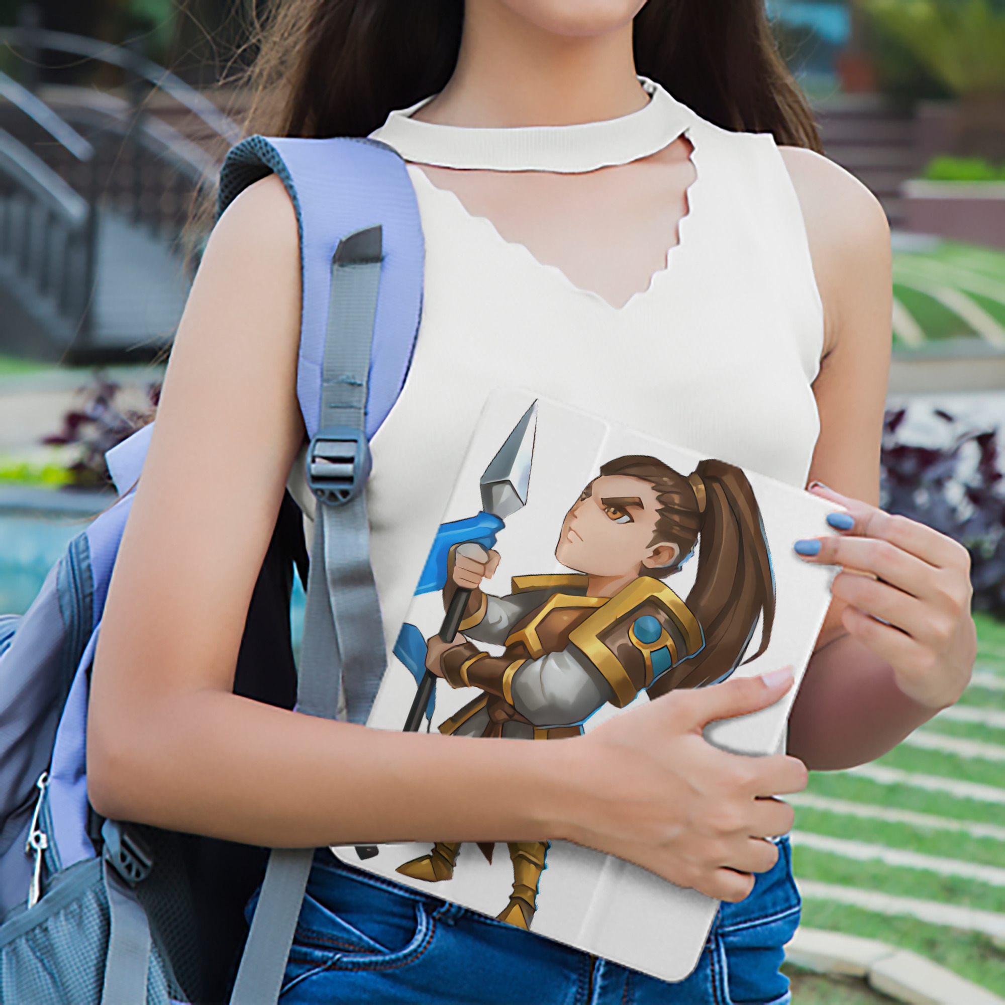 リーグ・オブ・レジェンド League of Legends LOL IPad ケース ペン収納付き 三つ折りスタンド PUレザー×シリコン 対応機種9.5/10.5/10.9インチ
