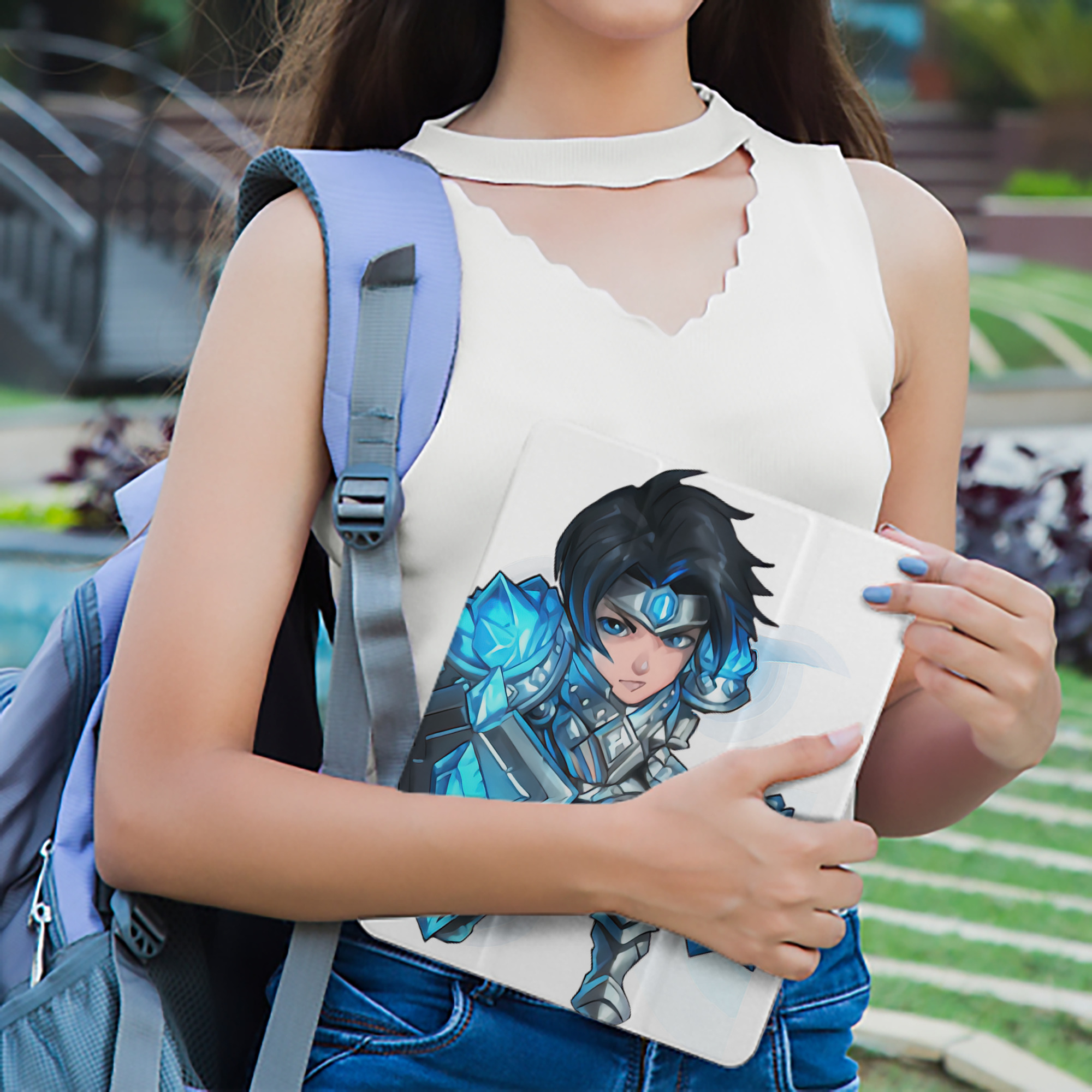 リーグ・オブ・レジェンド League of Legends LOL IPad ケース ペン収納付き 三つ折りスタンド PUレザー×シリコン 対応機種9.5/10.5/10.9インチ