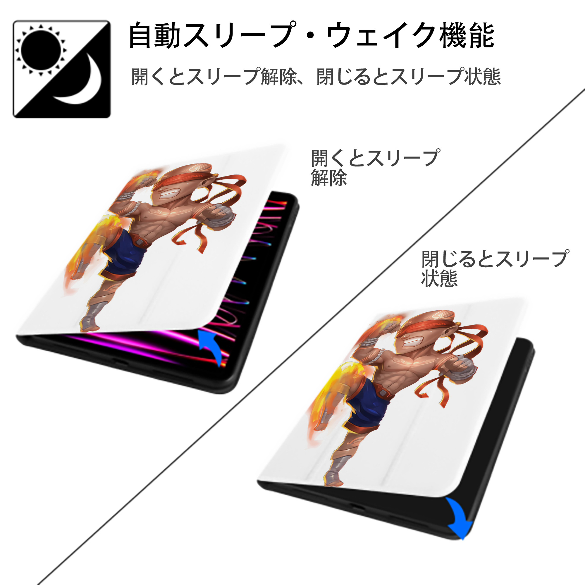 リーグ・オブ・レジェンド League of Legends LOL IPad ケース ペン収納付き 三つ折りスタンド PUレザー×シリコン 対応機種9.5/10.5/10.9インチ