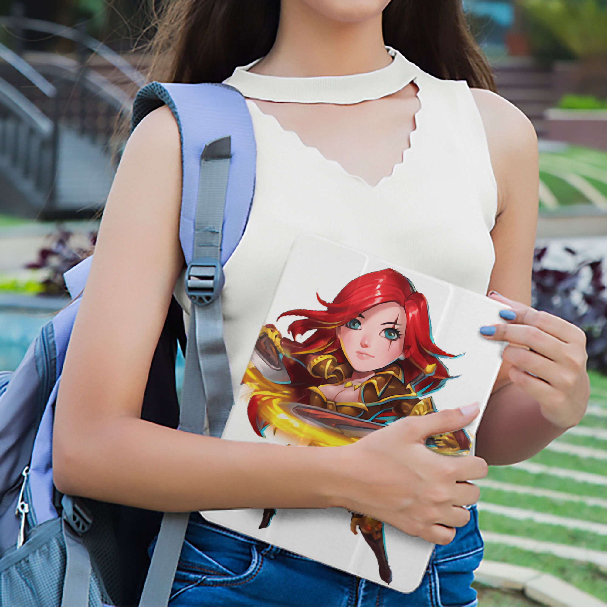 リーグ・オブ・レジェンド League of Legends LOL IPad ケース ペン収納付き 三つ折りスタンド PUレザー×シリコン 対応機種9.5/10.5/10.9インチ