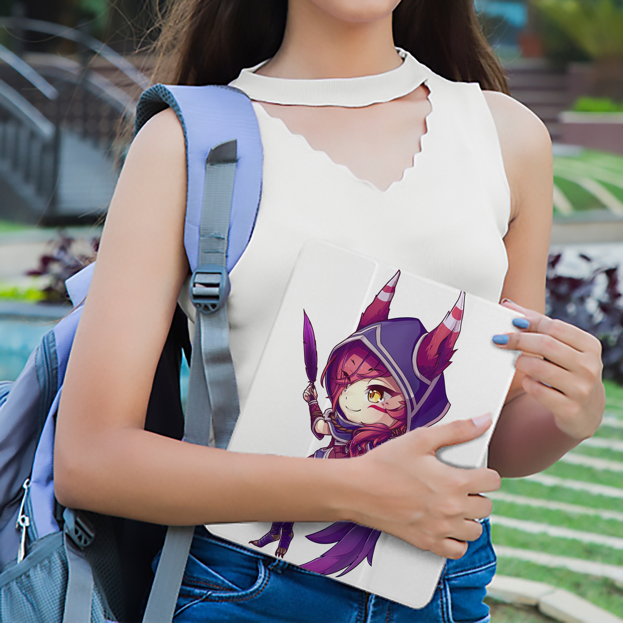 リーグ・オブ・レジェンド League of Legends LOL IPad ケース ペン収納付き 三つ折りスタンド PUレザー×シリコン 対応機種9.5/10.5/10.9インチ