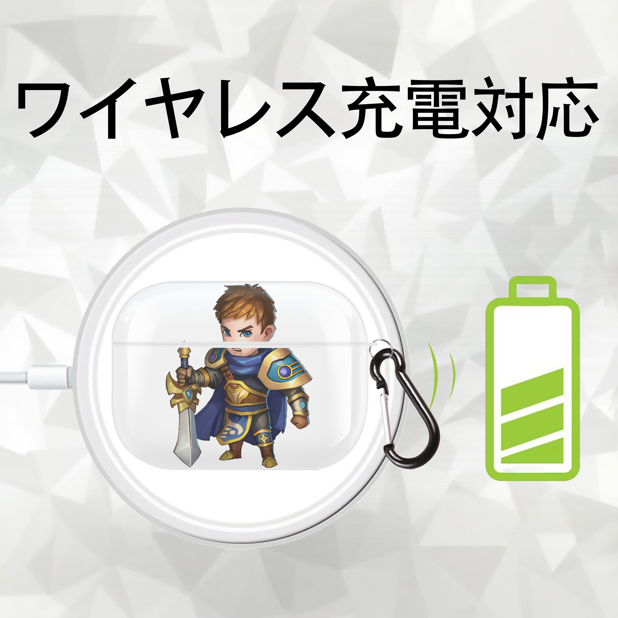 リーグ・オブ・レジェンド League of Legends LOL 【AirPods Pro用】ハードシェル保護ケース 耐衝撃・防指紋・カラビナ付き商品仕様