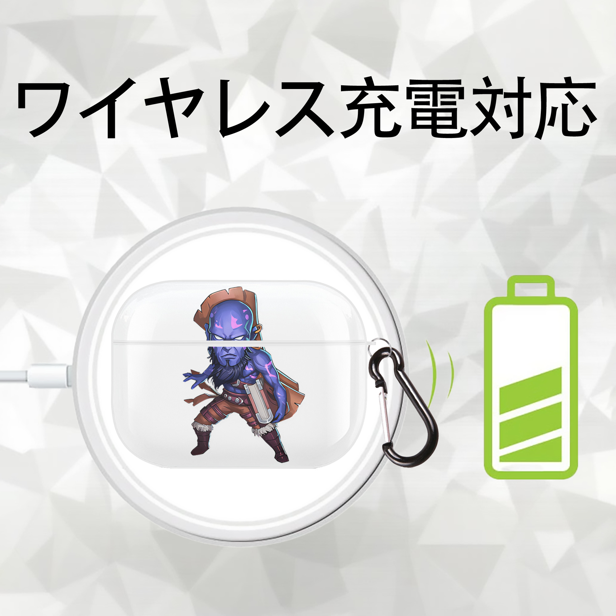 リーグ・オブ・レジェンド League of Legends LOL 【AirPods Pro用】ハードシェル保護ケース 耐衝撃・防指紋・カラビナ付き商品仕様
