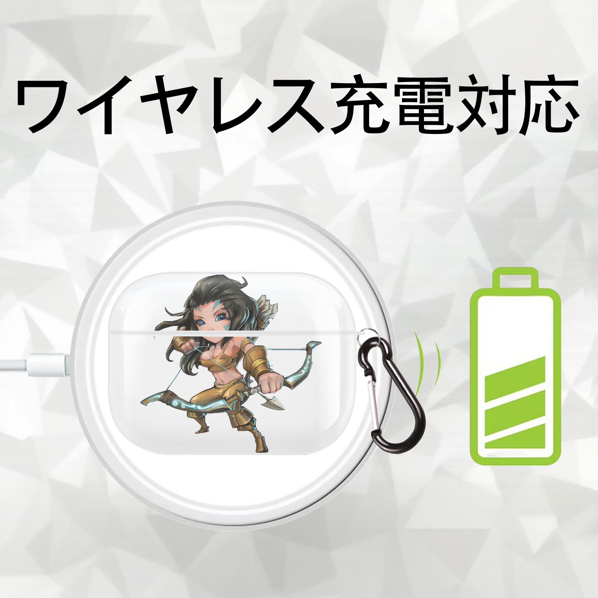 リーグ・オブ・レジェンド League of Legends LOL 【AirPods Pro用】ハードシェル保護ケース 耐衝撃・防指紋・カラビナ付き商品仕様