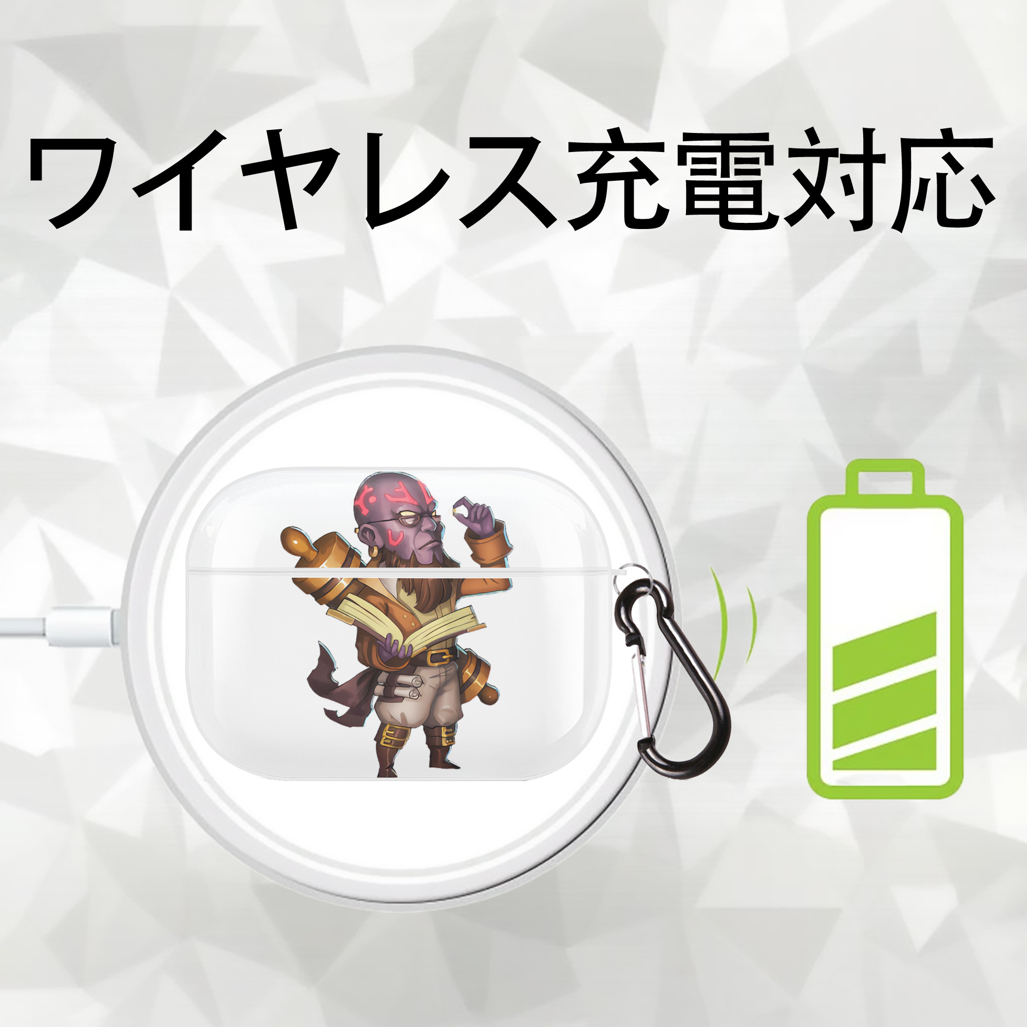 リーグ・オブ・レジェンド League of Legends LOL 【AirPods Pro用】ハードシェル保護ケース 耐衝撃・防指紋・カラビナ付き商品仕様