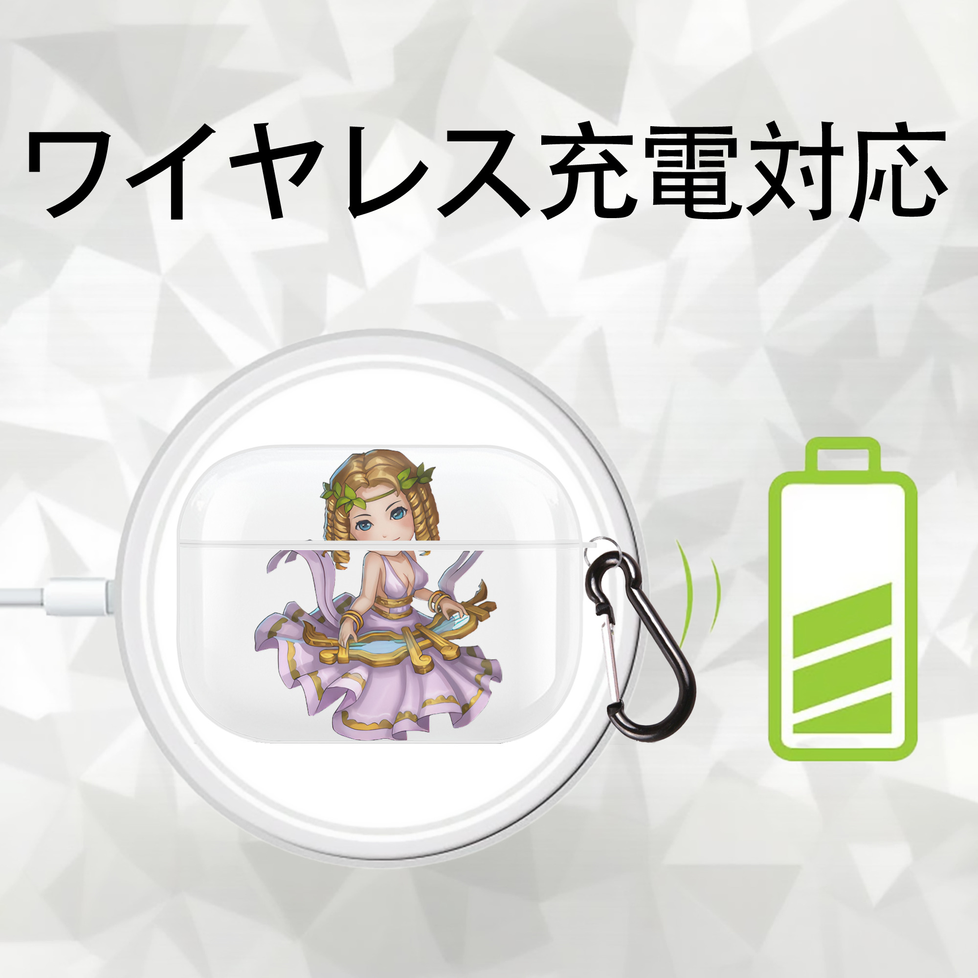 リーグ・オブ・レジェンド League of Legends LOL 【AirPods Pro用】ハードシェル保護ケース 耐衝撃・防指紋・カラビナ付き商品仕様