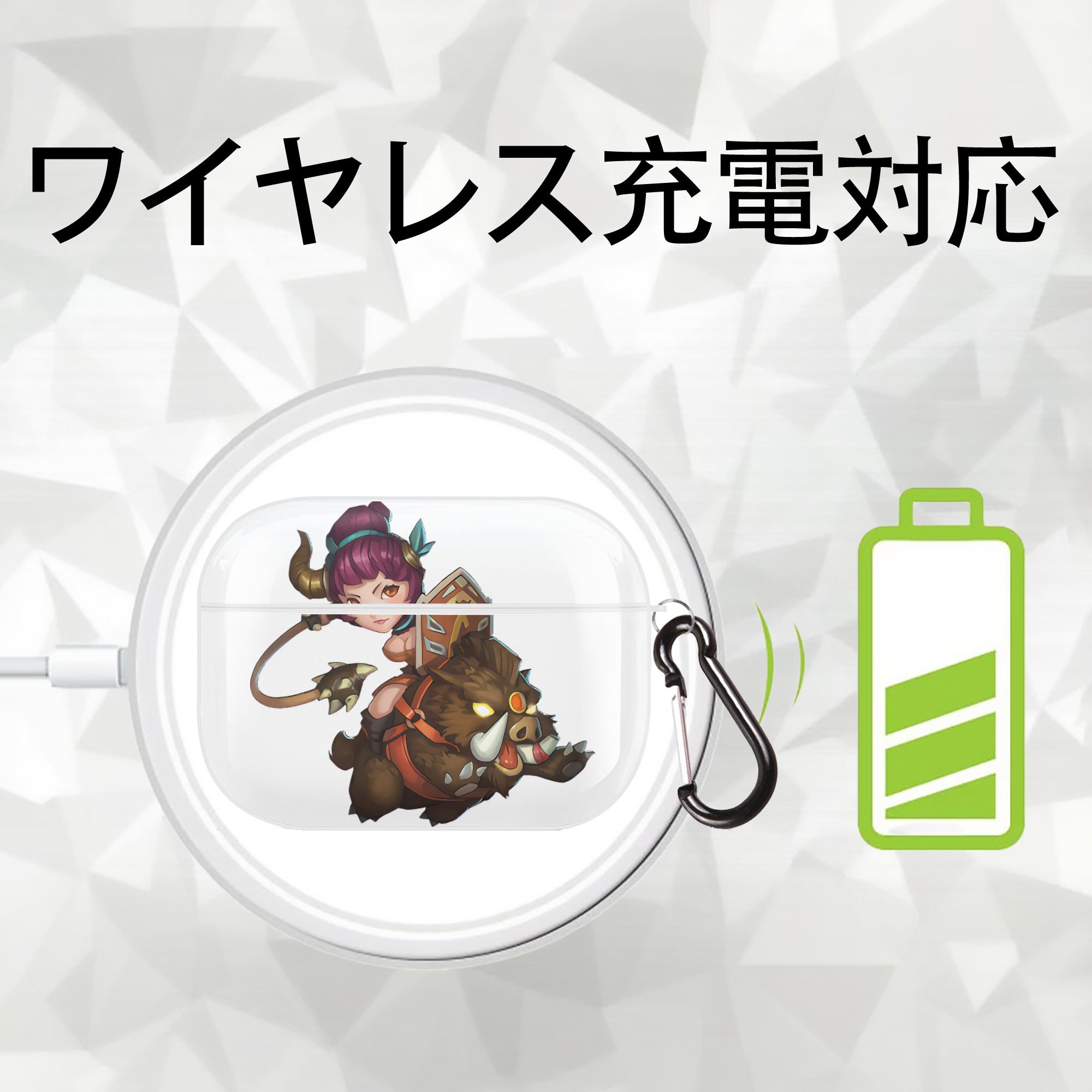 リーグ・オブ・レジェンド League of Legends LOL 【AirPods Pro用】ハードシェル保護ケース 耐衝撃・防指紋・カラビナ付き商品仕様