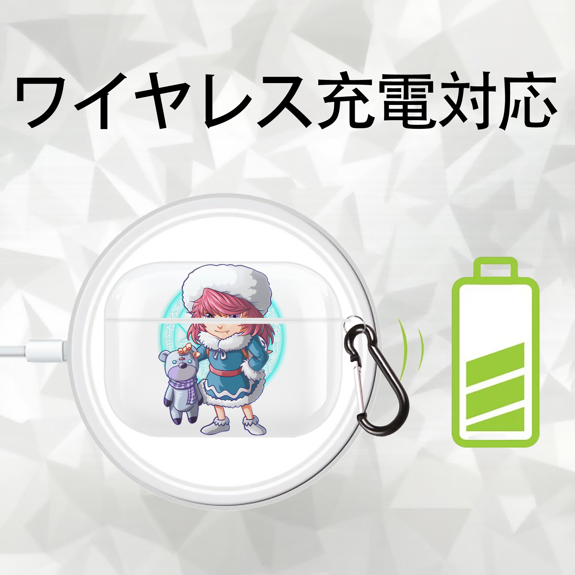 リーグ・オブ・レジェンド League of Legends LOL 【AirPods Pro用】ハードシェル保護ケース 耐衝撃・防指紋・カラビナ付き商品仕様