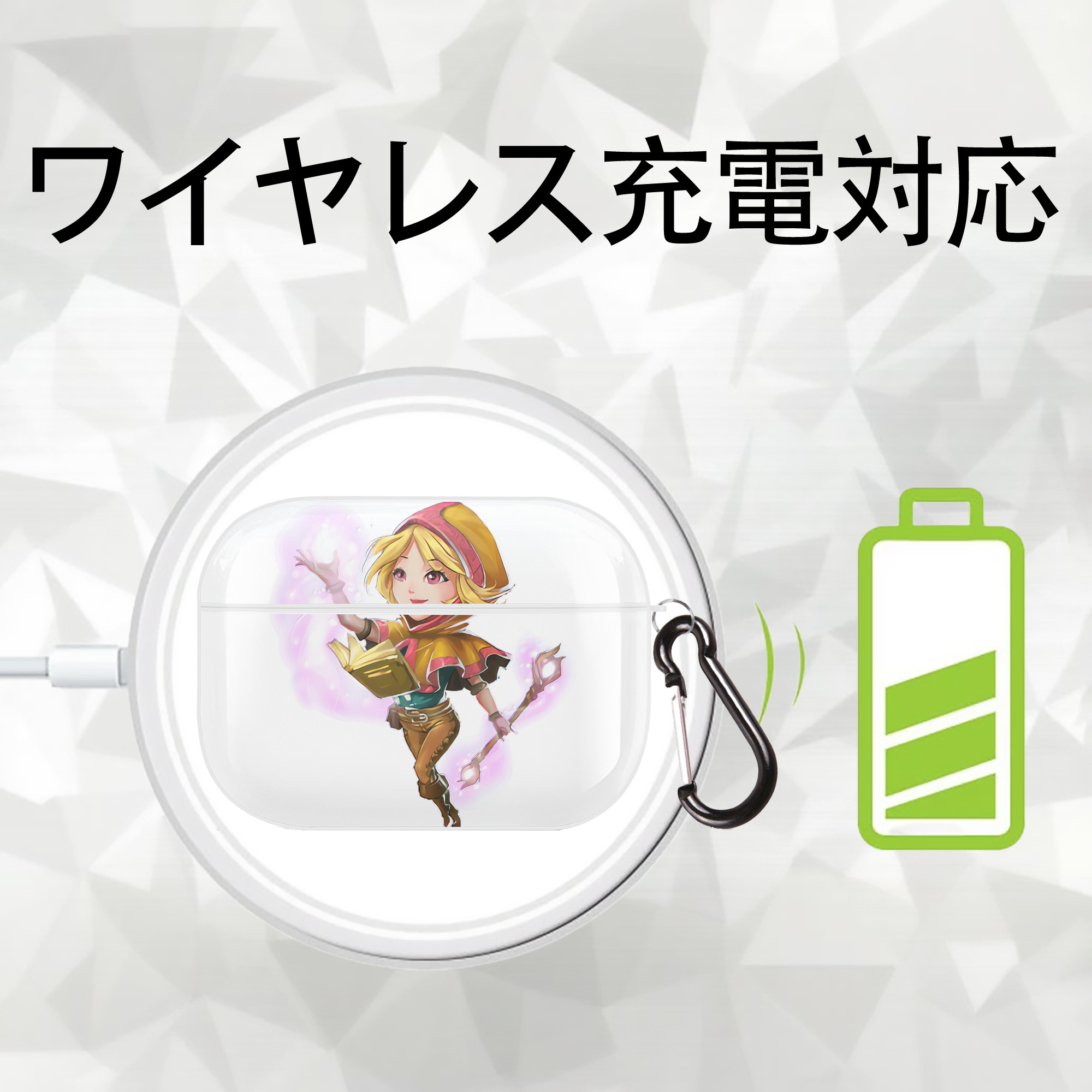 リーグ・オブ・レジェンド League of Legends LOL 【AirPods Pro用】ハードシェル保護ケース 耐衝撃・防指紋・カラビナ付き商品仕様