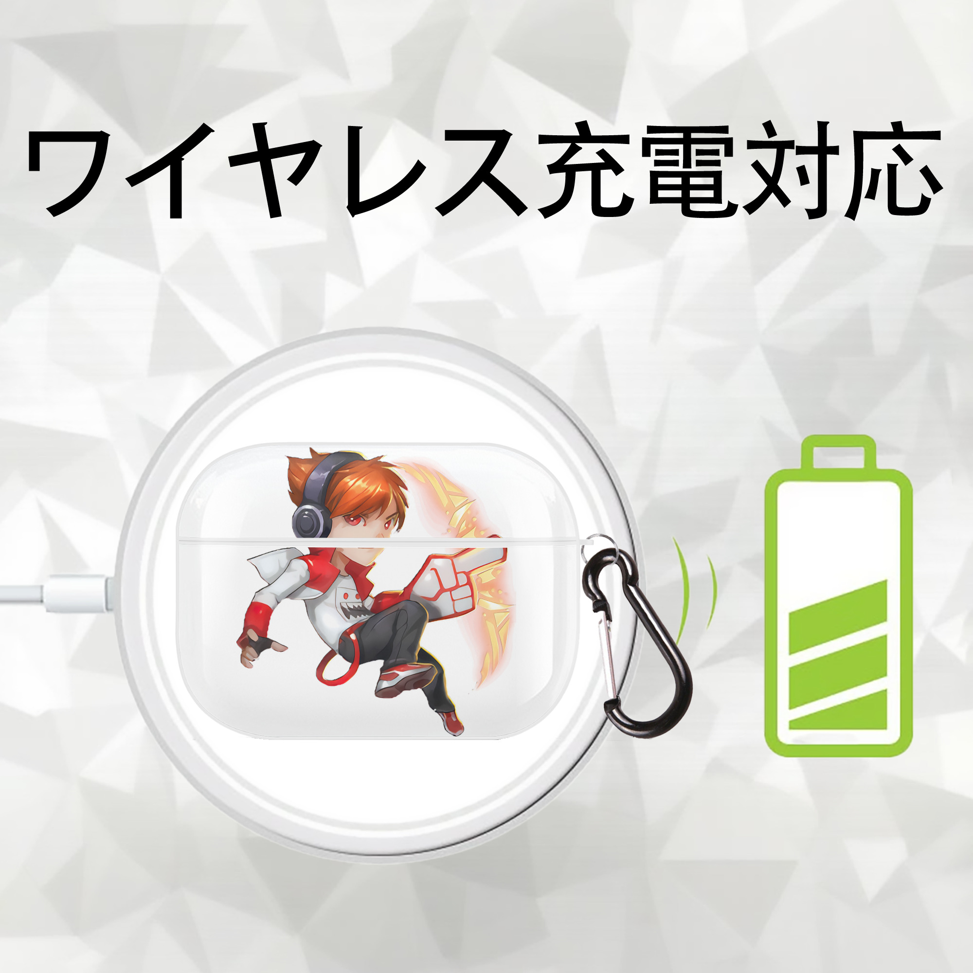リーグ・オブ・レジェンド League of Legends LOL 【AirPods Pro用】ハードシェル保護ケース 耐衝撃・防指紋・カラビナ付き商品仕様