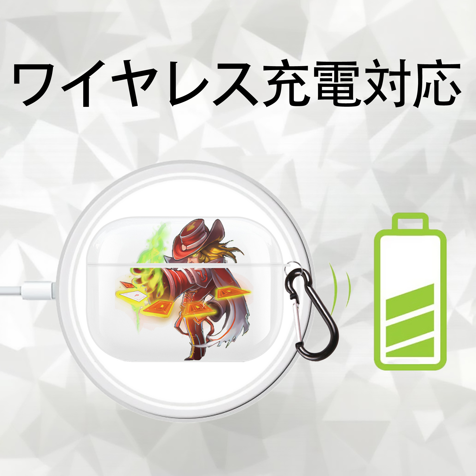 リーグ・オブ・レジェンド League of Legends LOL 【AirPods Pro用】ハードシェル保護ケース 耐衝撃・防指紋・カラビナ付き商品仕様