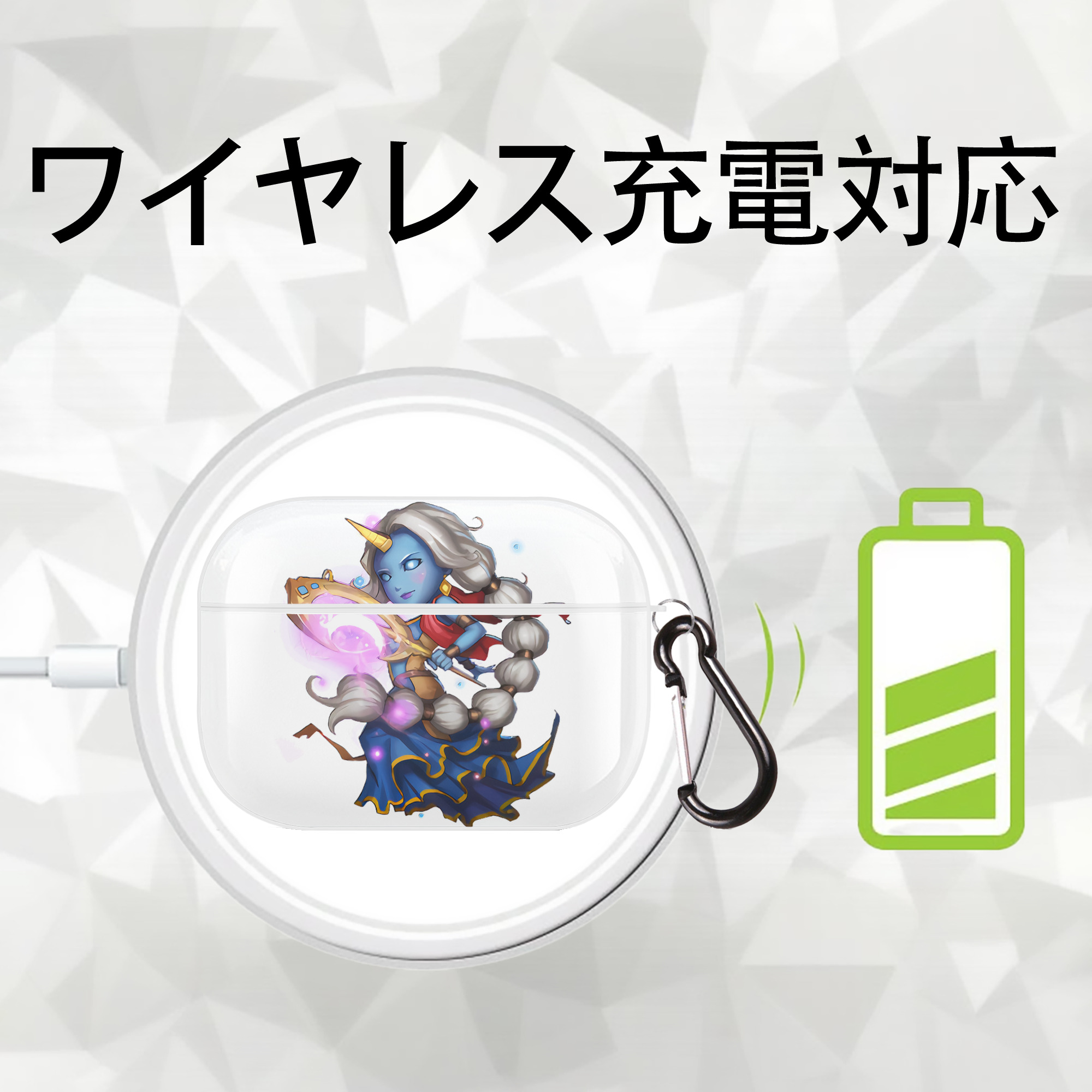 リーグ・オブ・レジェンド League of Legends LOL 【AirPods Pro用】ハードシェル保護ケース 耐衝撃・防指紋・カラビナ付き商品仕様