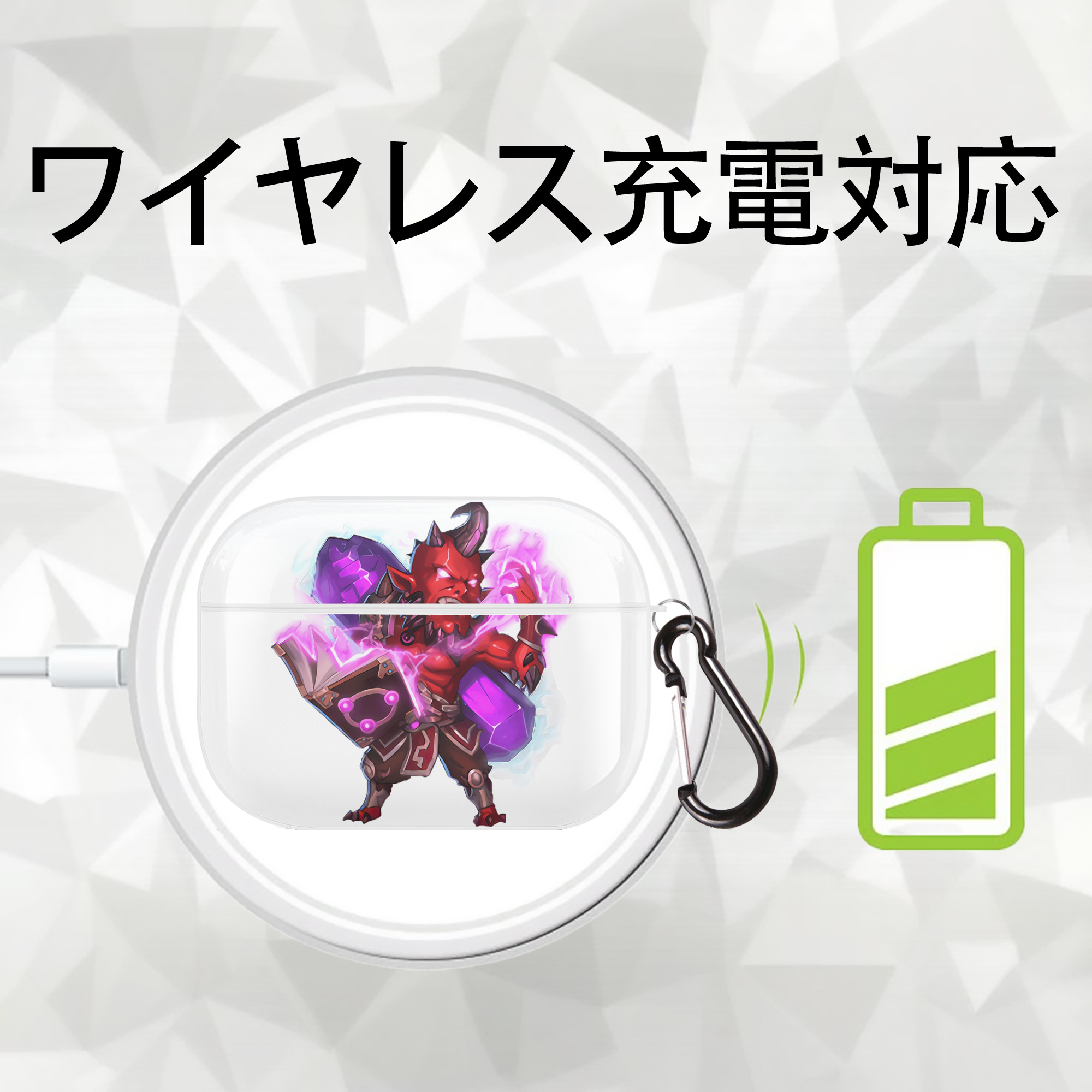 リーグ・オブ・レジェンド League of Legends LOL 【AirPods Pro用】ハードシェル保護ケース 耐衝撃・防指紋・カラビナ付き商品仕様