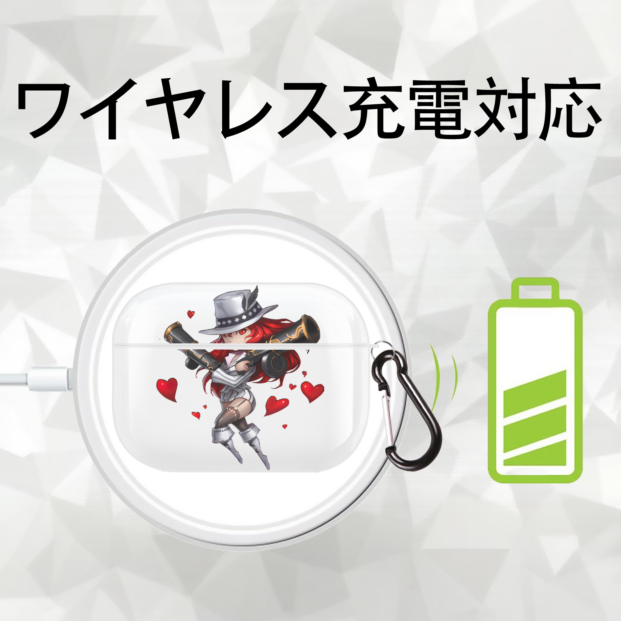 リーグ・オブ・レジェンド League of Legends LOL 【AirPods Pro用】ハードシェル保護ケース 耐衝撃・防指紋・カラビナ付き商品仕様