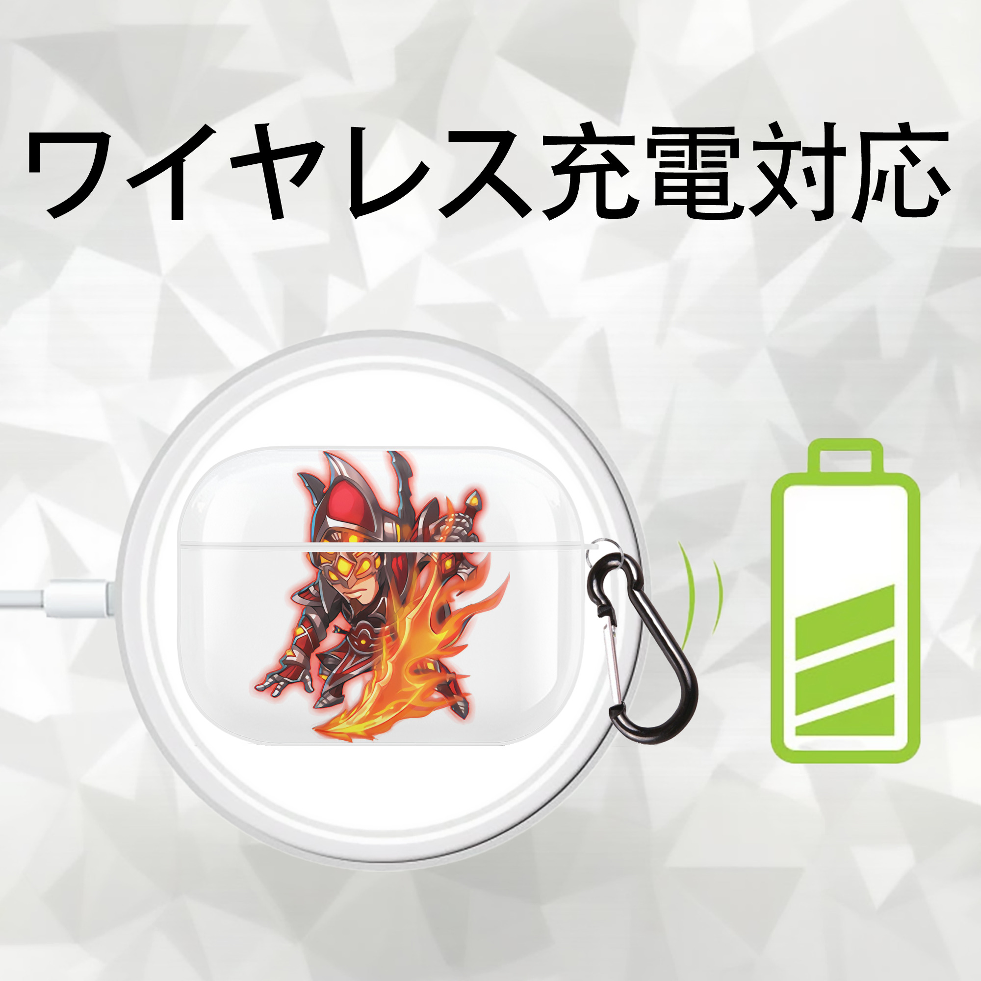 リーグ・オブ・レジェンド League of Legends LOL 【AirPods Pro用】ハードシェル保護ケース 耐衝撃・防指紋・カラビナ付き商品仕様