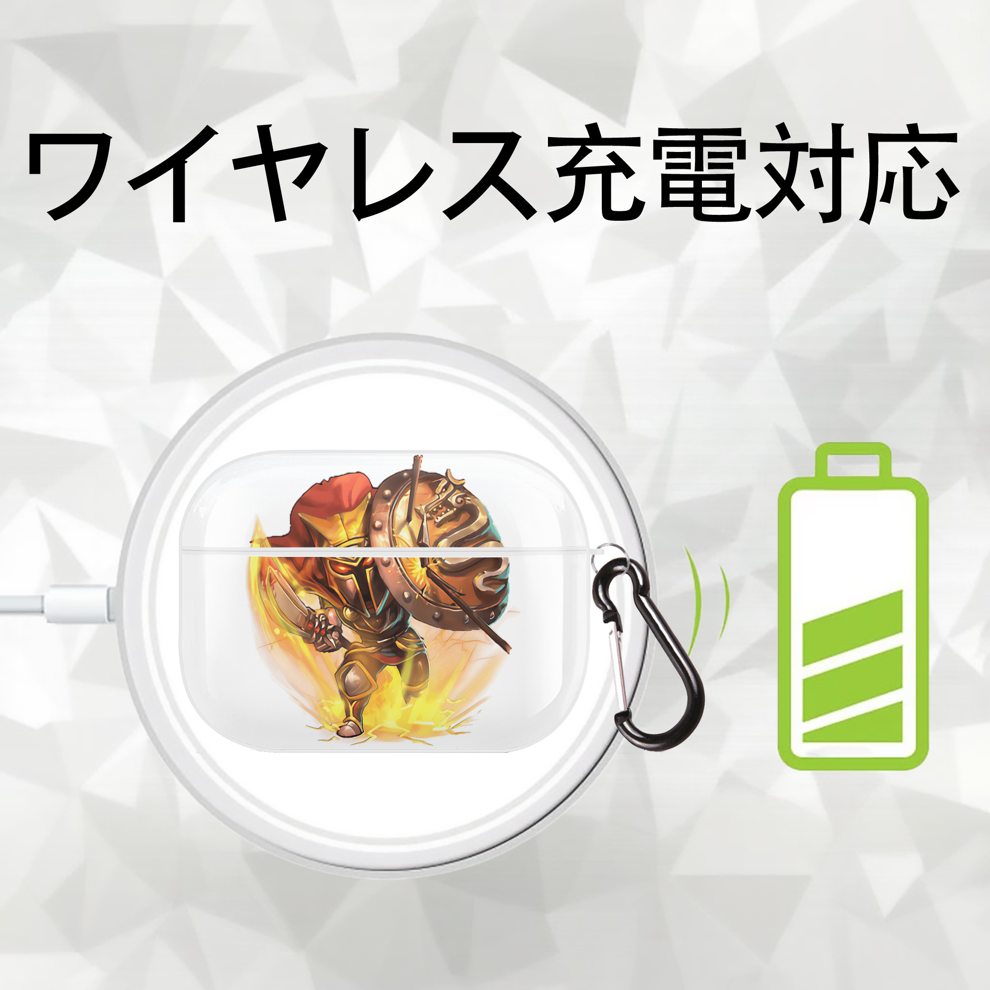 リーグ・オブ・レジェンド League of Legends LOL 【AirPods Pro用】ハードシェル保護ケース 耐衝撃・防指紋・カラビナ付き商品仕様