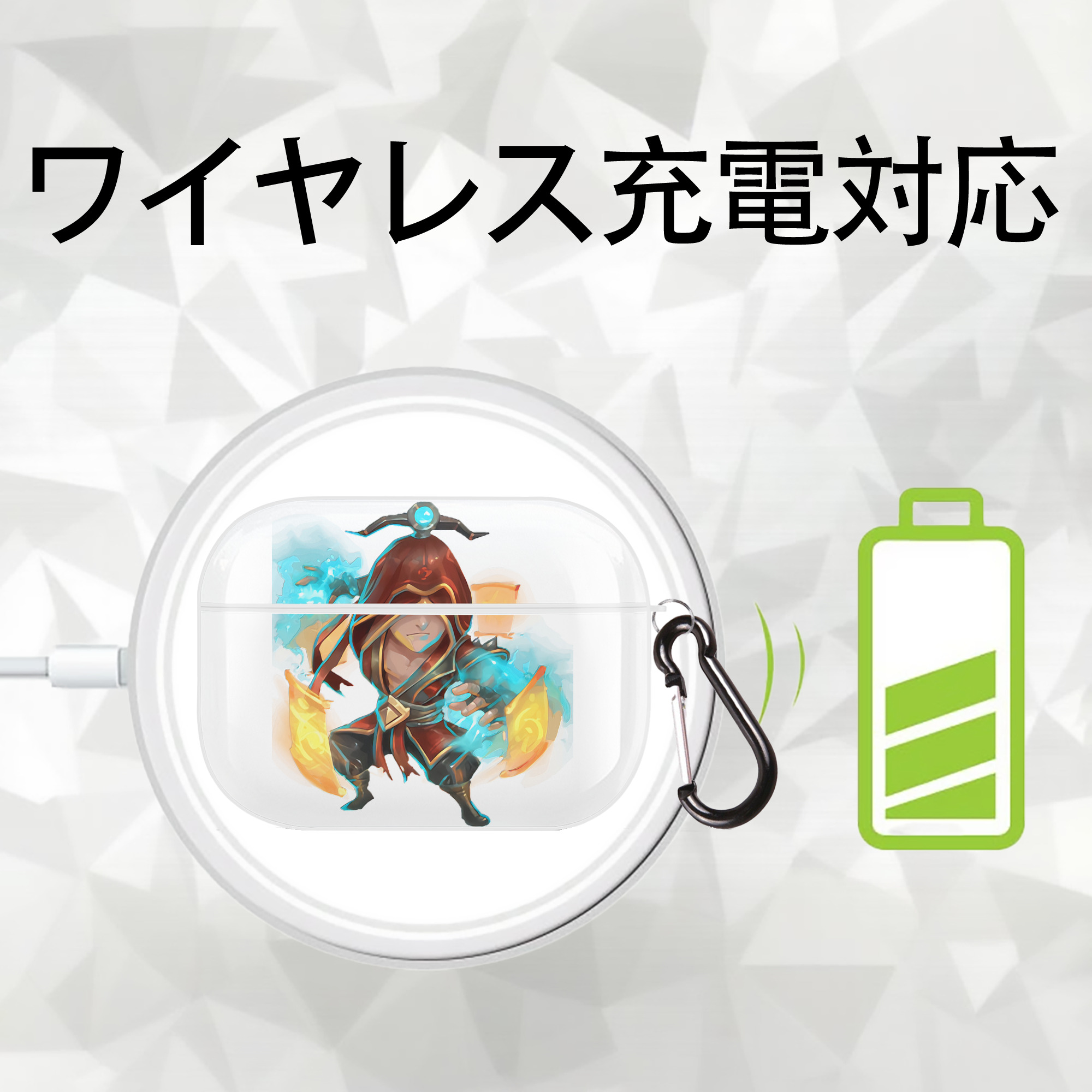 リーグ・オブ・レジェンド League of Legends LOL 【AirPods Pro用】ハードシェル保護ケース 耐衝撃・防指紋・カラビナ付き商品仕様